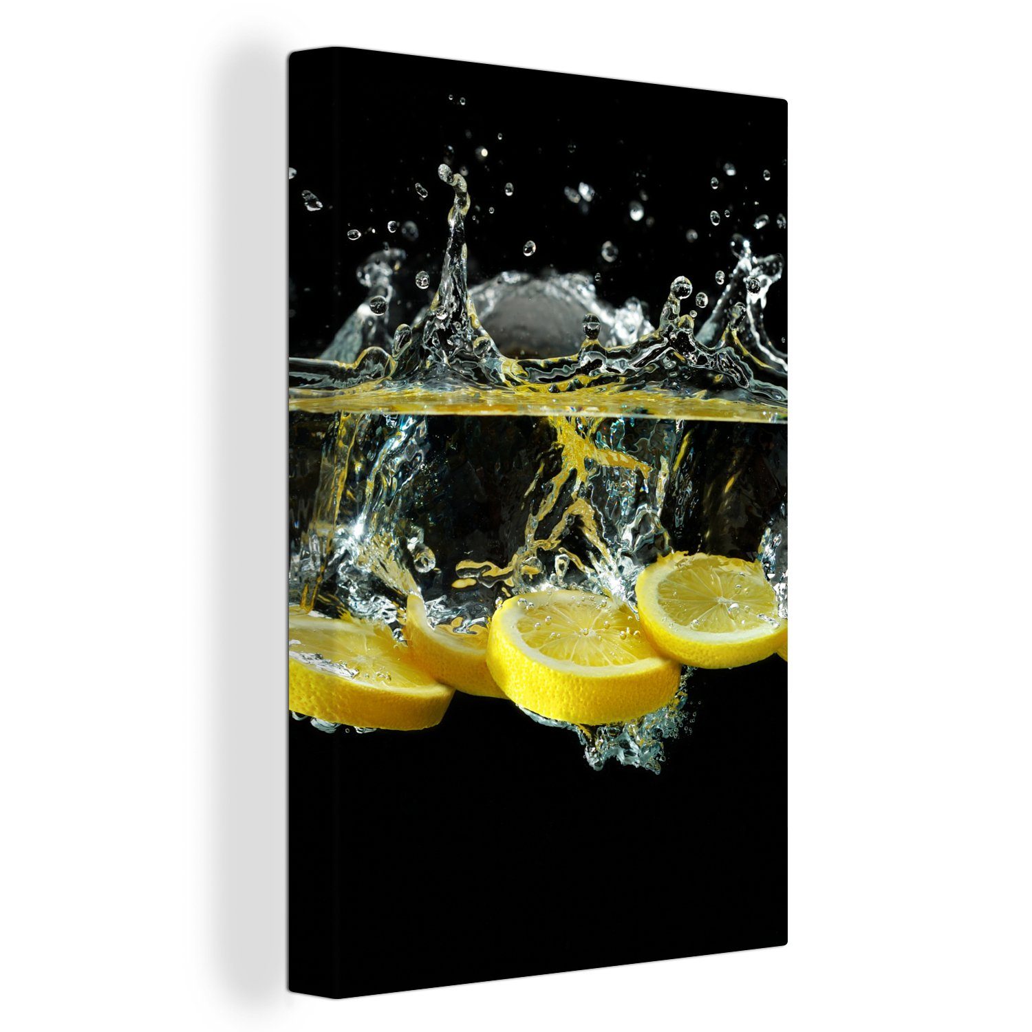 OneMillionCanvasses® Leinwandbild Zitrone - Frucht - Gelb - Stilleben - Was günstig online kaufen