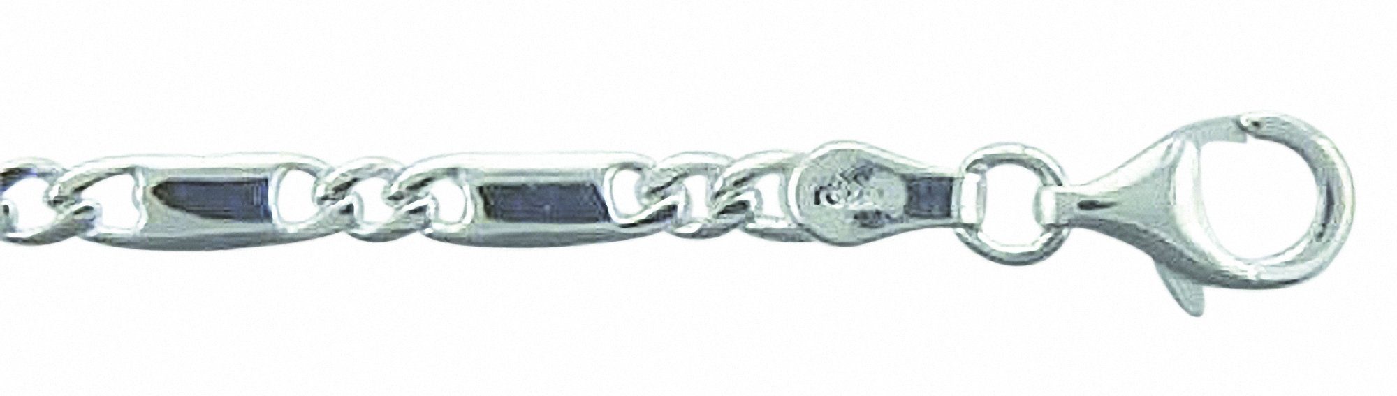 Adelia´s Silberarmband Damen 925 Silber Fantasie Armband 19 cm Ø 3,3 mm, Si günstig online kaufen