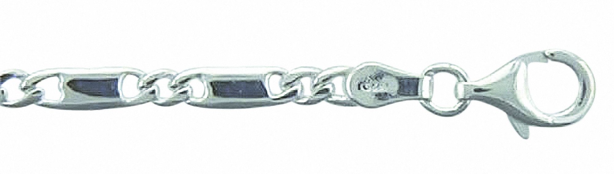Top-Künstler Adelia´s Silberkette 925 Silber Fantasie mm, Halskette 3,3 cm 50 für Silberschmuck Damen Ø