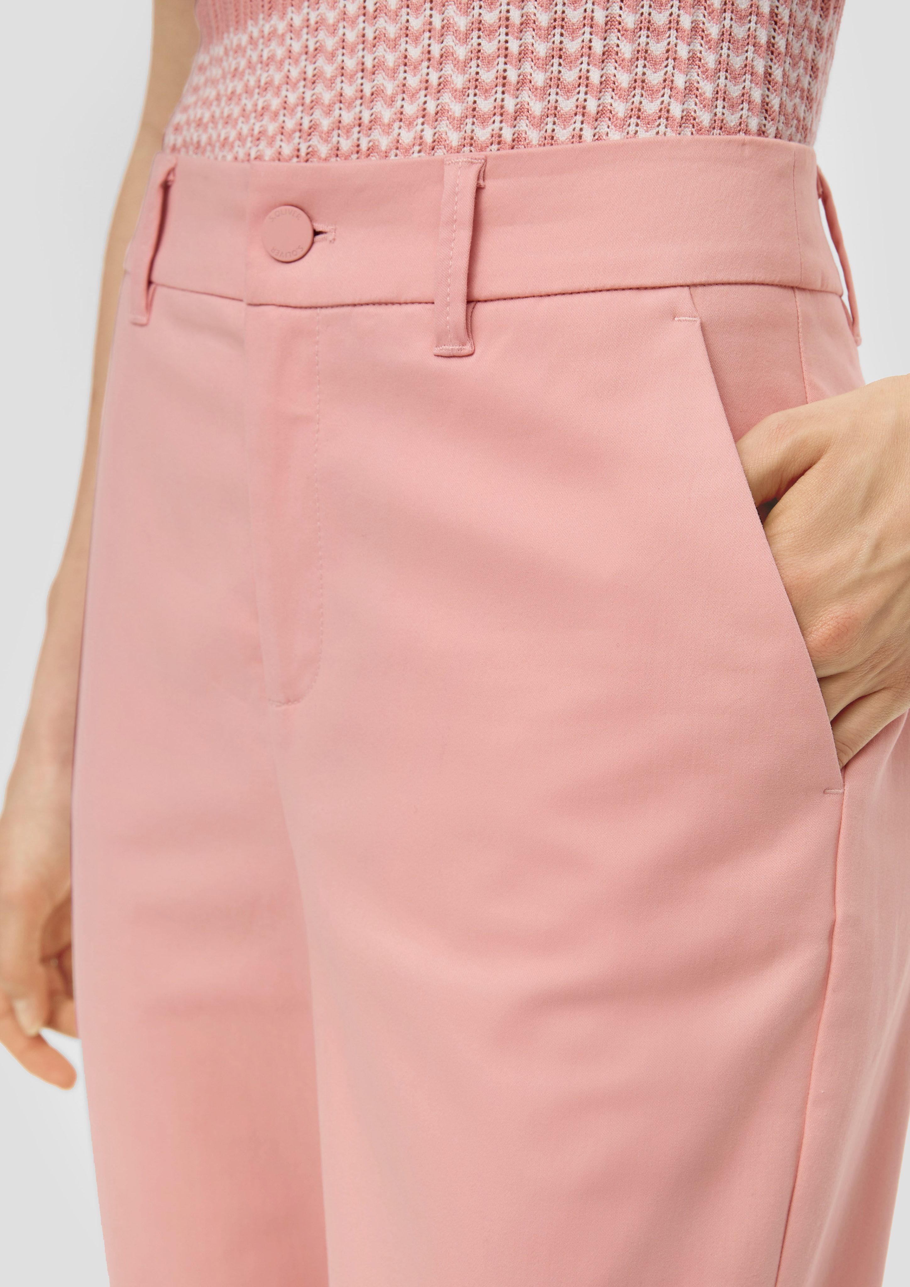 s.Oliver Stoffhose Elastische Hose mit Tapered günstig online kaufen
