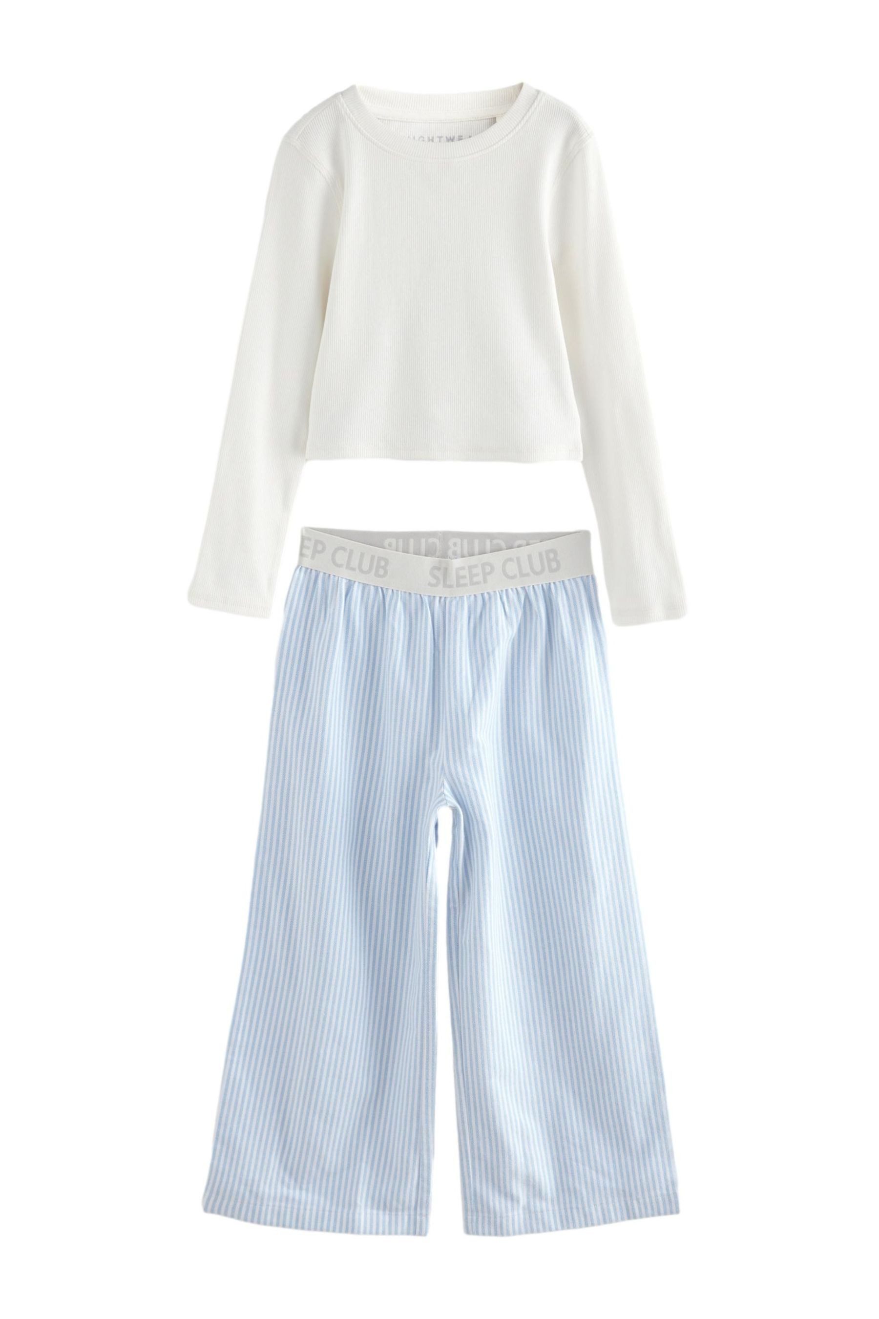 Pyjama Gestreifte Schlafanzüge aus Webmaterial, 2er Pack