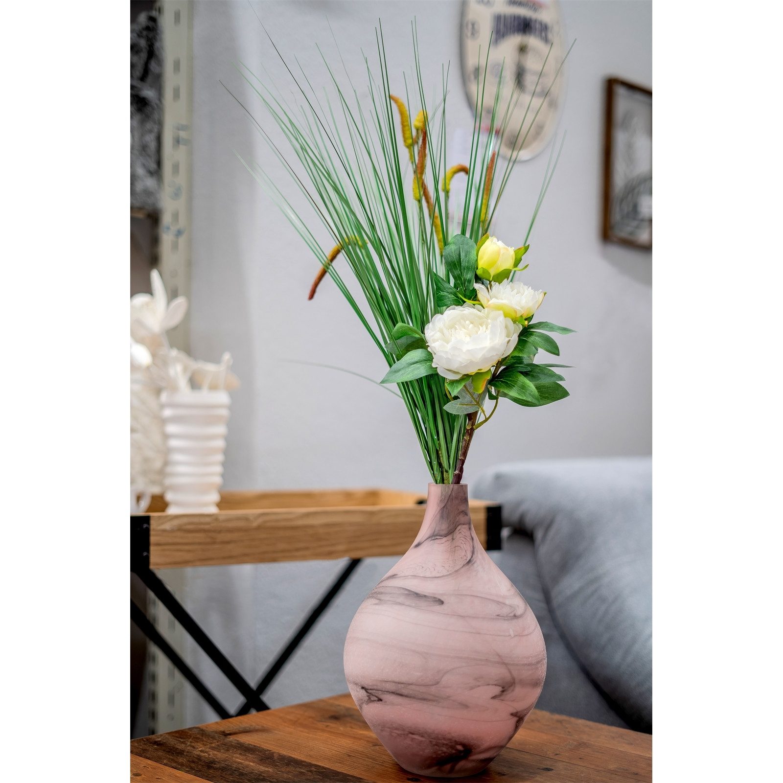 NTK-Collection Dekovase Glasvase Smoke Rosa (Stück, günstig online kaufen