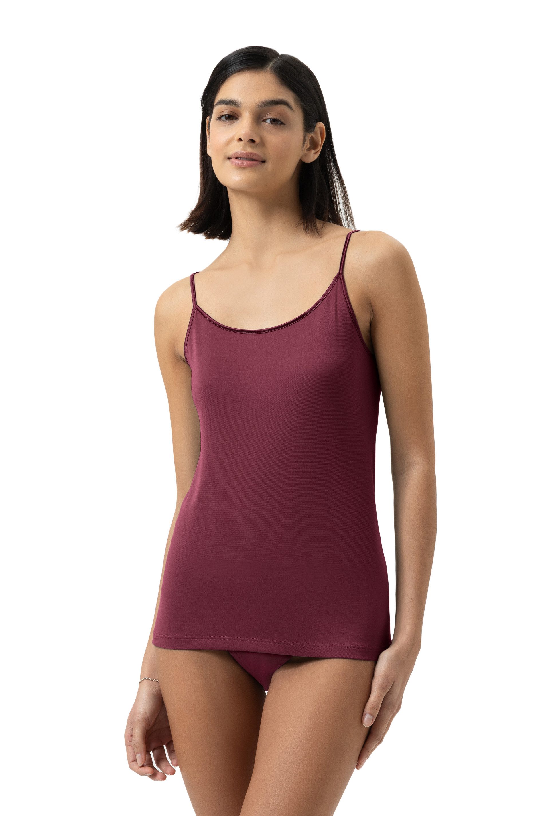 Mey Trägertop SERIE EMOTION ohne auftragende Seitennähte, Feinripp, tiefer Rundhalsausschnitt