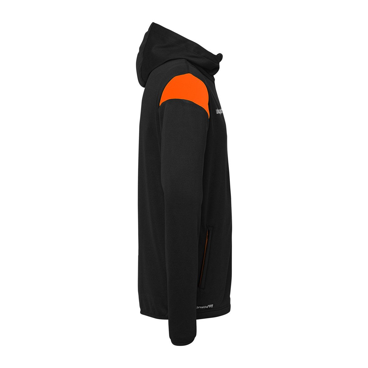 uhlsport Trainingsjacke Kapuzenjacke Squad 27 Track (Full-Zip) schwarz/orange Herren