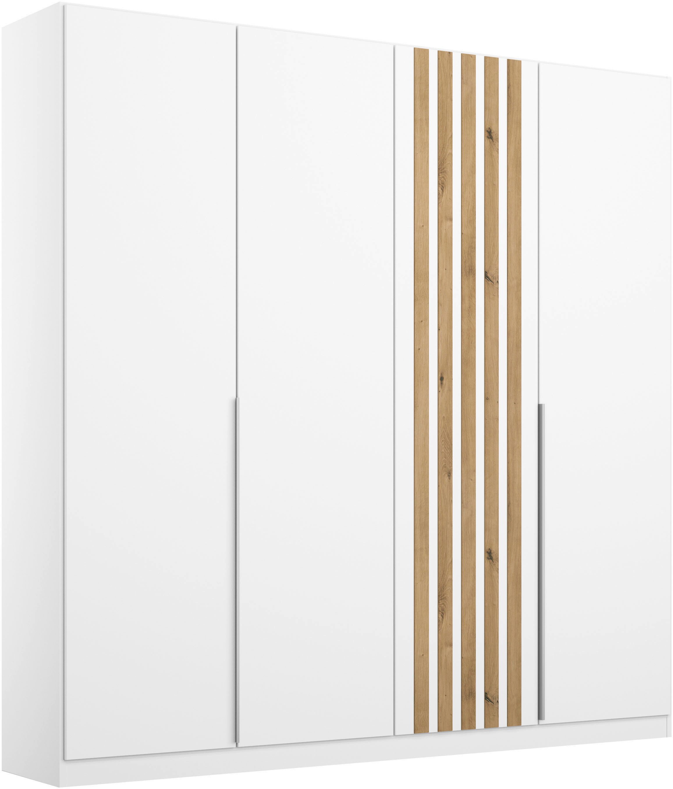 rauch Drehtürenschrank Kleiderschrank Schrank Garderobe Wäscheschrank Schlafzimmer LAMELLA (Breiten 181/226/271 cm in 3 Ausstattungen BASIC/CLASSIC/PREMIUM) elegante Lamellen-Auflage in 3D Akustikpaneel Optik MADE IN GERMANY