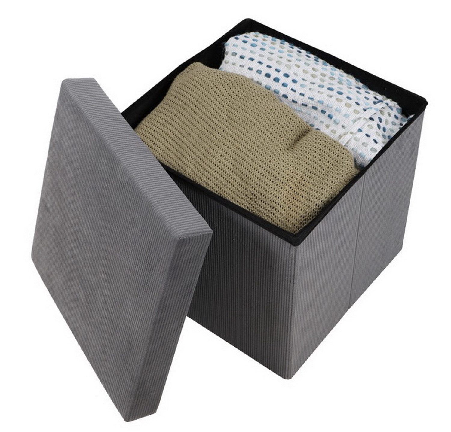 Urban Living Sitzwürfel Sitzhocker mit Stauraum günstig online kaufen