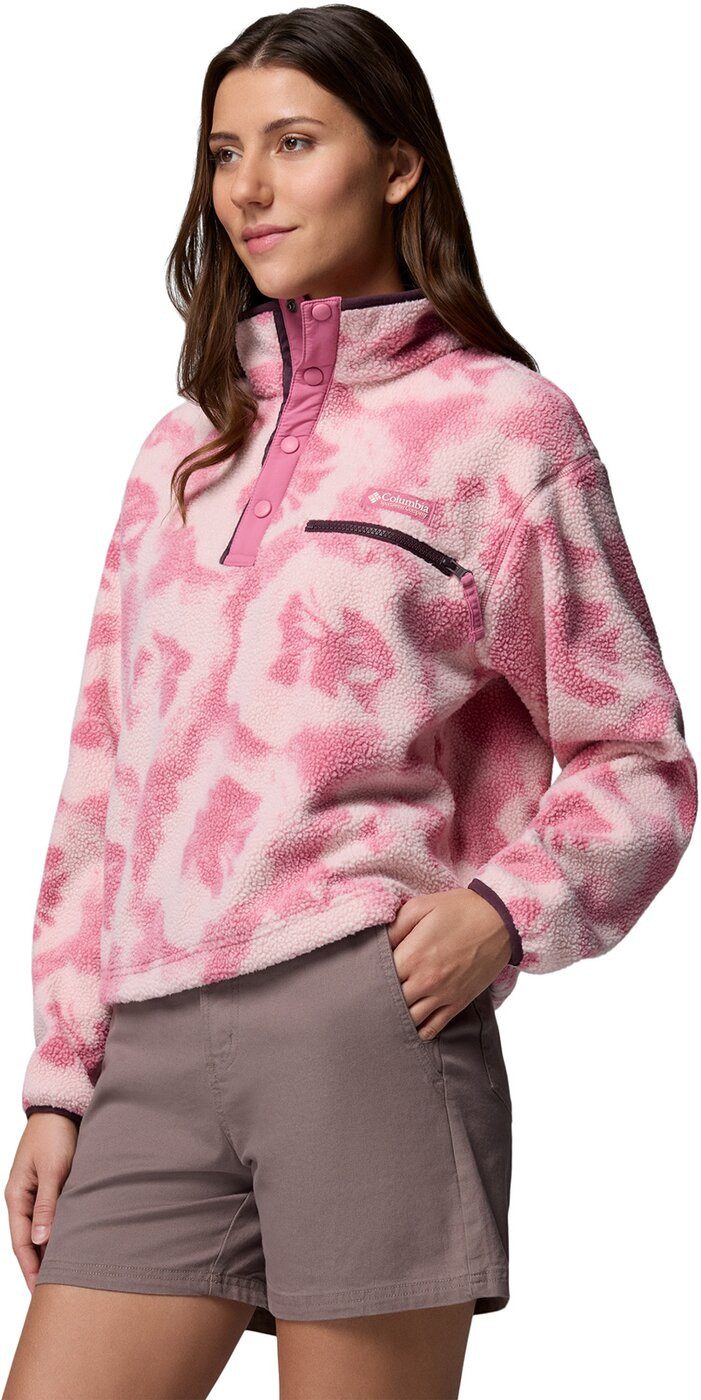 Columbia Sweatshirt Helvetia II Printed Cropped Half Sn ROSETTE, SPRAYFLOWER