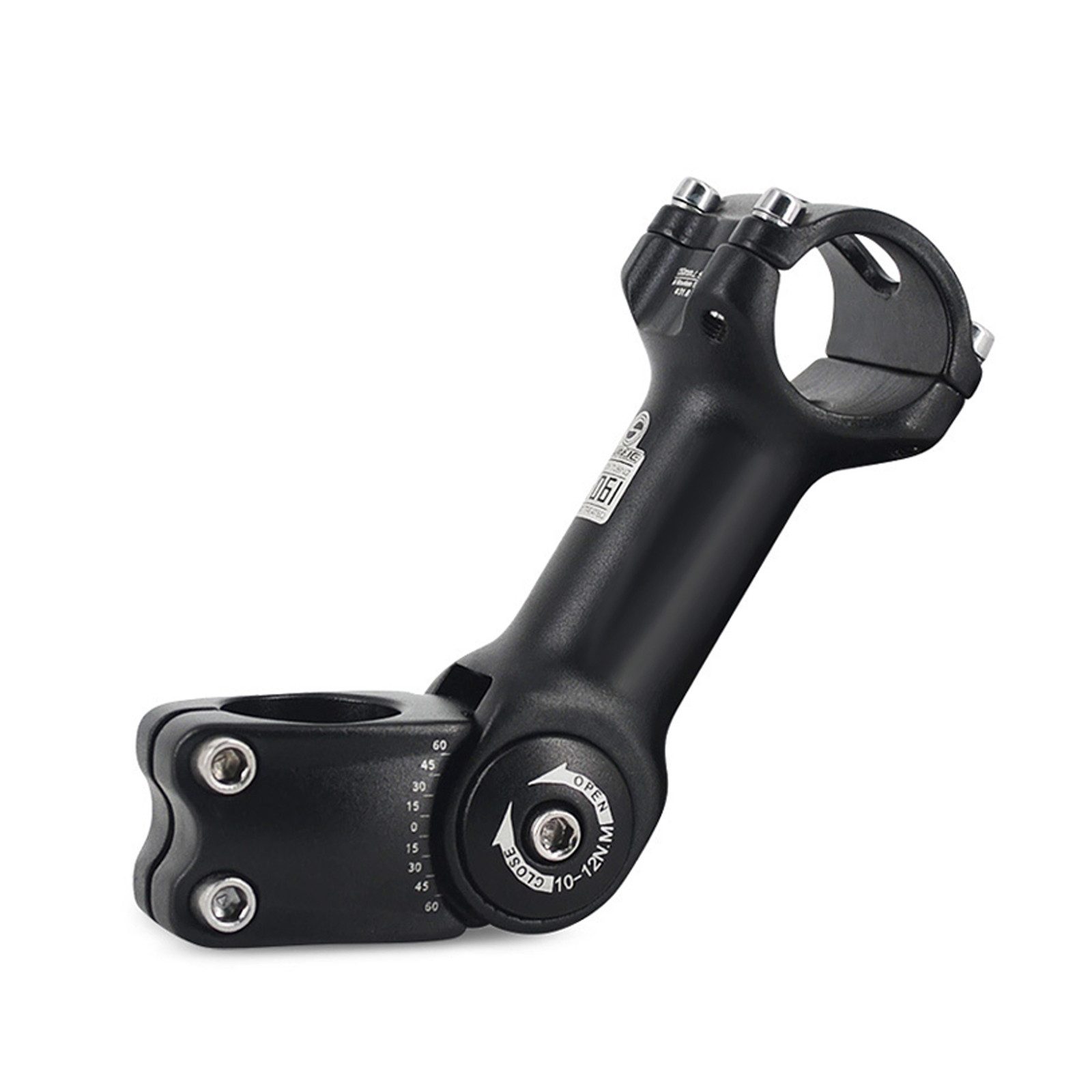Daskoo Lenkervorbau Fahrrad Bike Lenkererhöhung Vorbauverlängerung Verstellbar 25.4x90mm