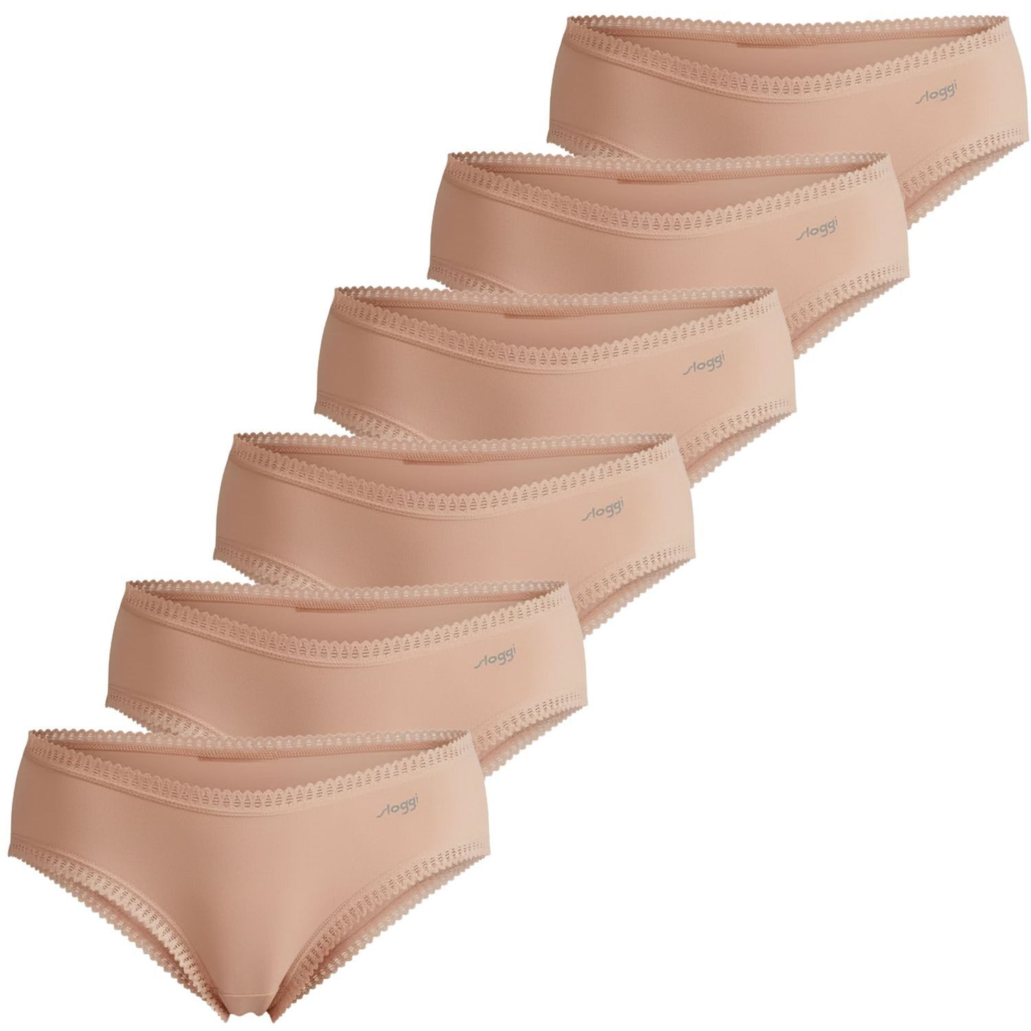 6 x beige