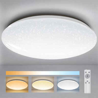 54W 88W LED Design Deckenleuchte Wandlampe Küche Deckenlampe Dimmbar Flur IP44 
