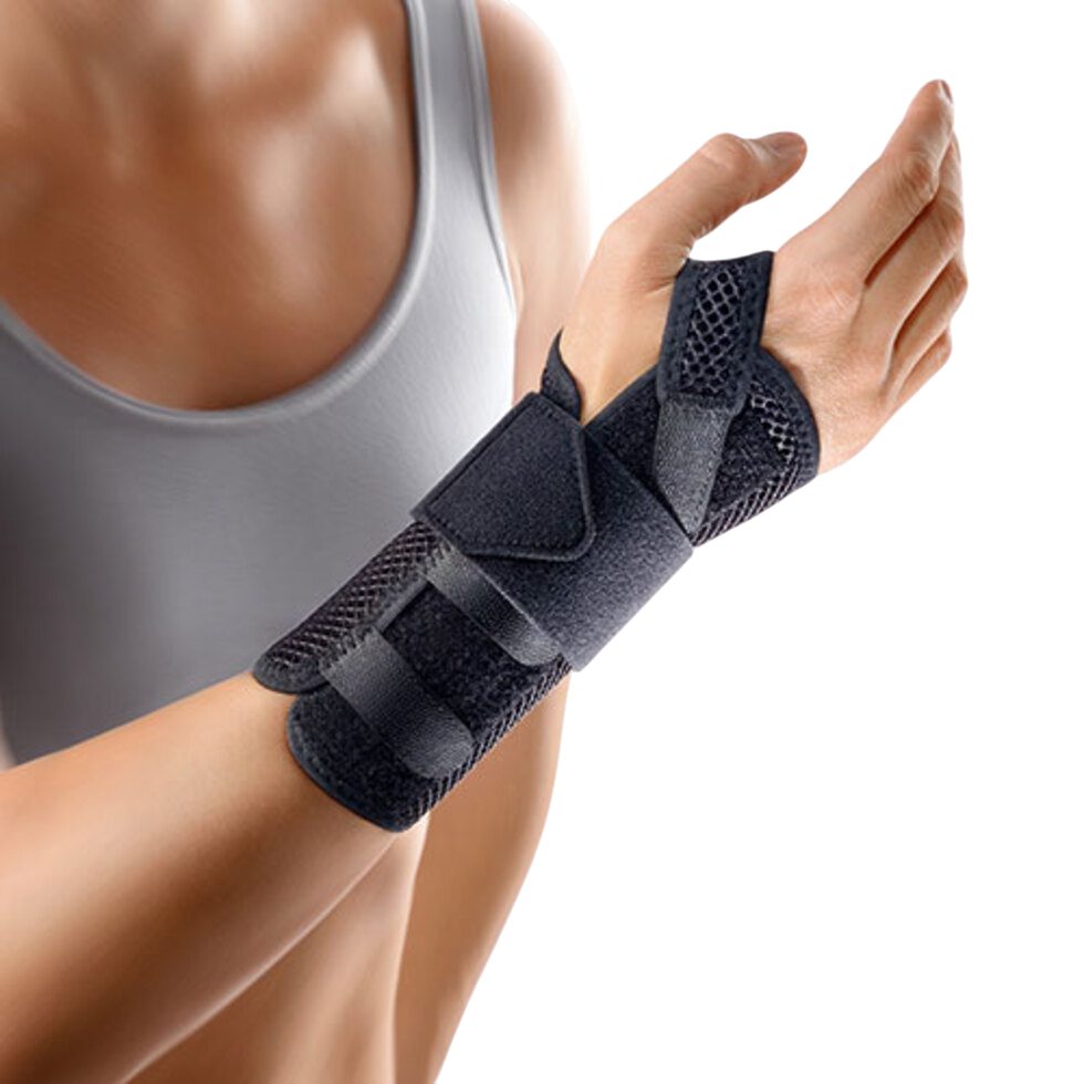 Bort GmbH Protektoren-Set BORT ManuStabil® kurz - Links - M Schwarz