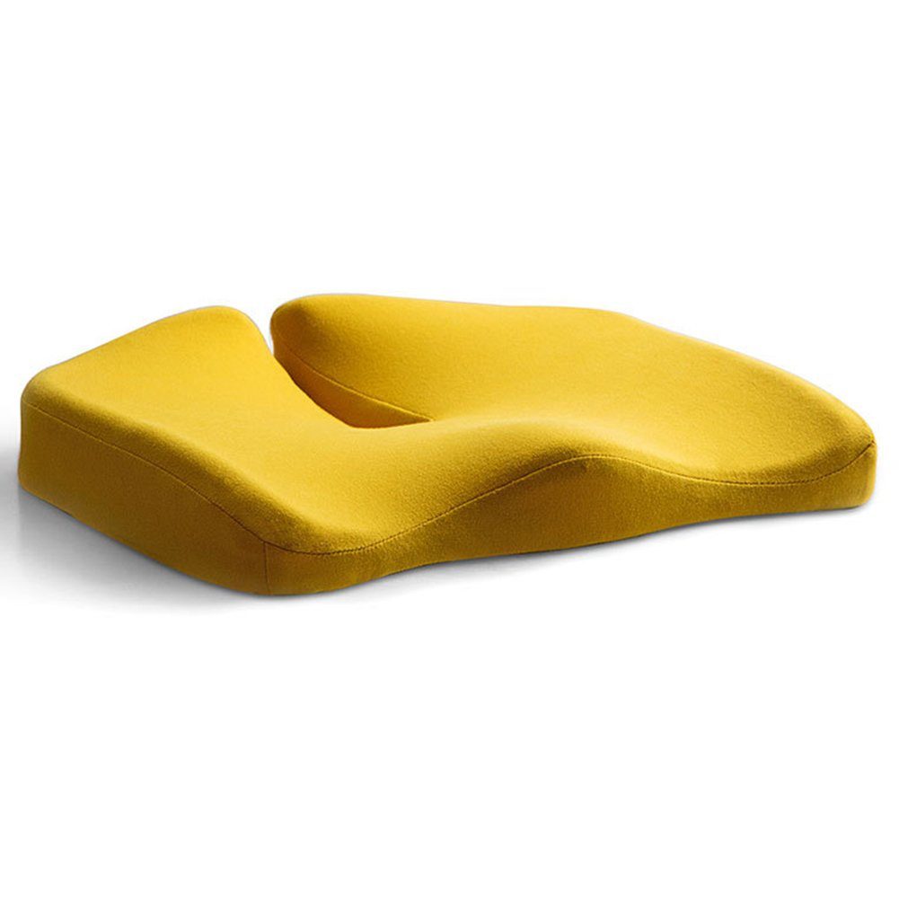 Blusmart Sitzkissen Bequemes, Ergonomisches Kissenpolster, Hautfreundliches yellow | Stuhlkissen