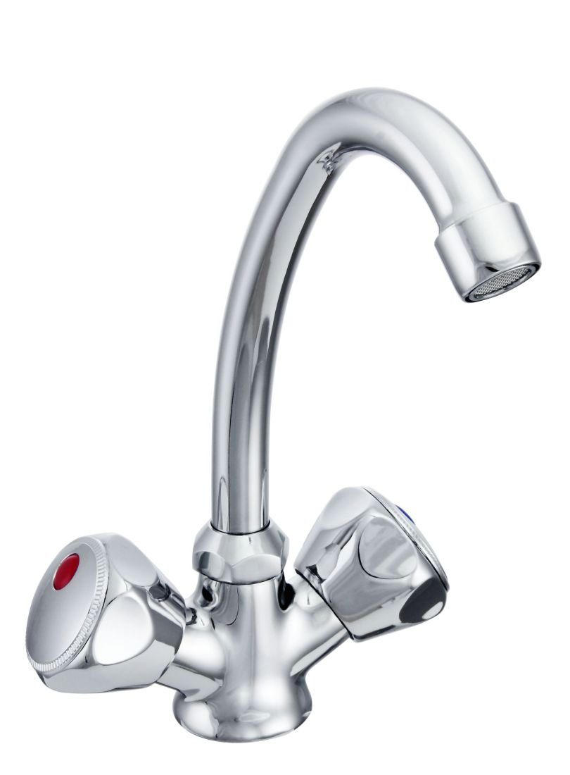Hydroland Spültischarmatur Standard Zweigriffmischer Küchenarmatur, für günstig online kaufen