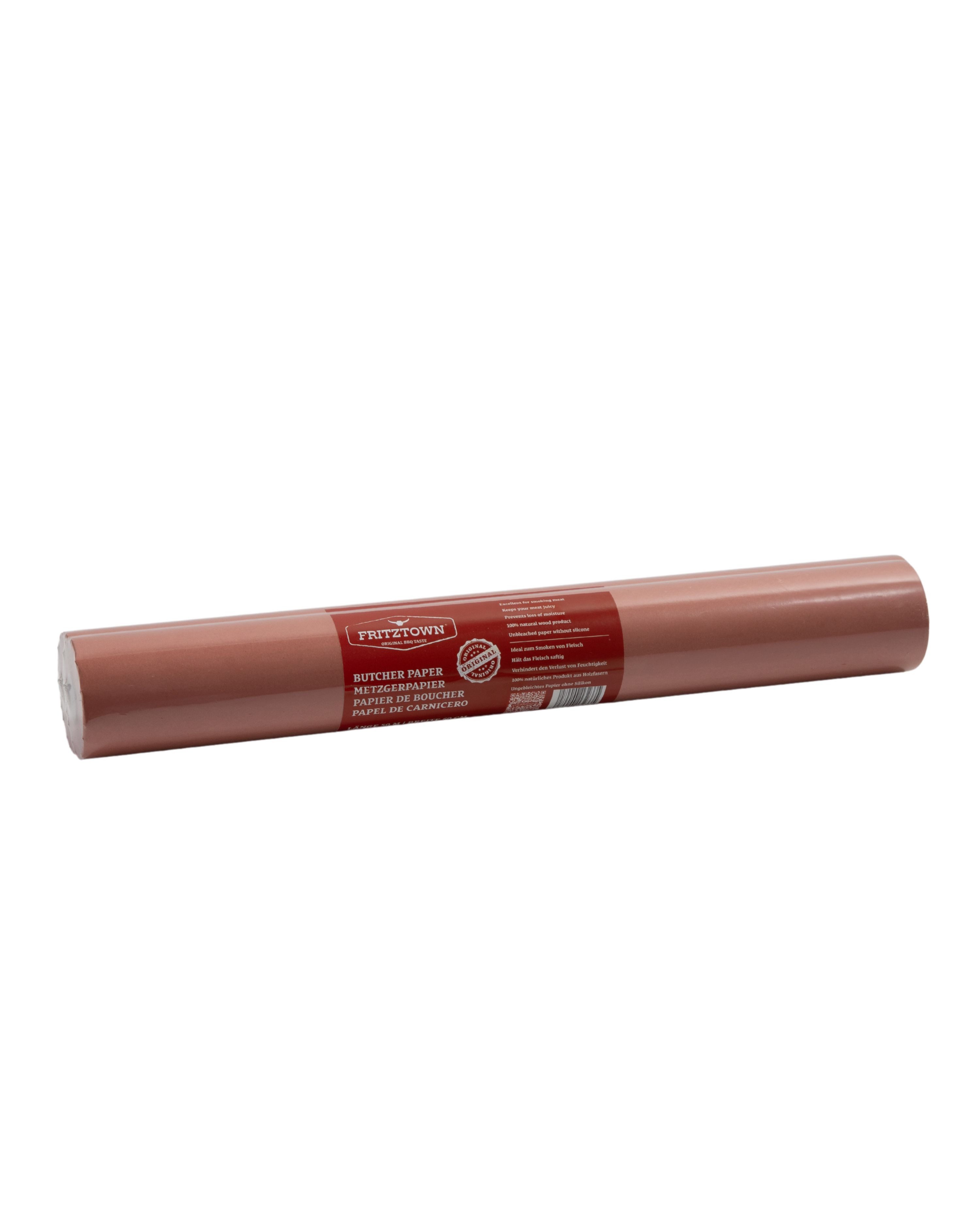 FRITZTOWN Kraftpapier Butcher Paper Deluxe Pink 60cm x 50m Rolle