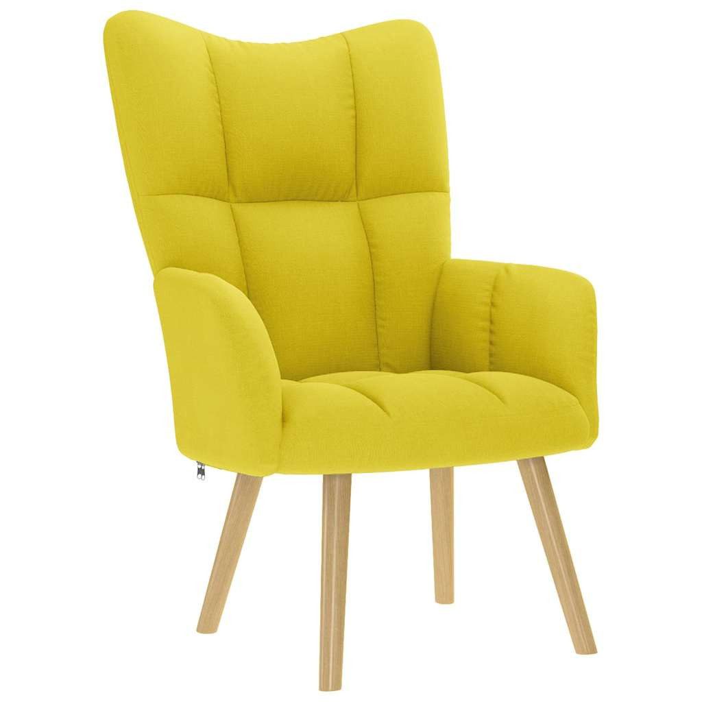 vidaXL Sessel Relaxsessel Hellgelber Stoff (1-St) günstig online kaufen