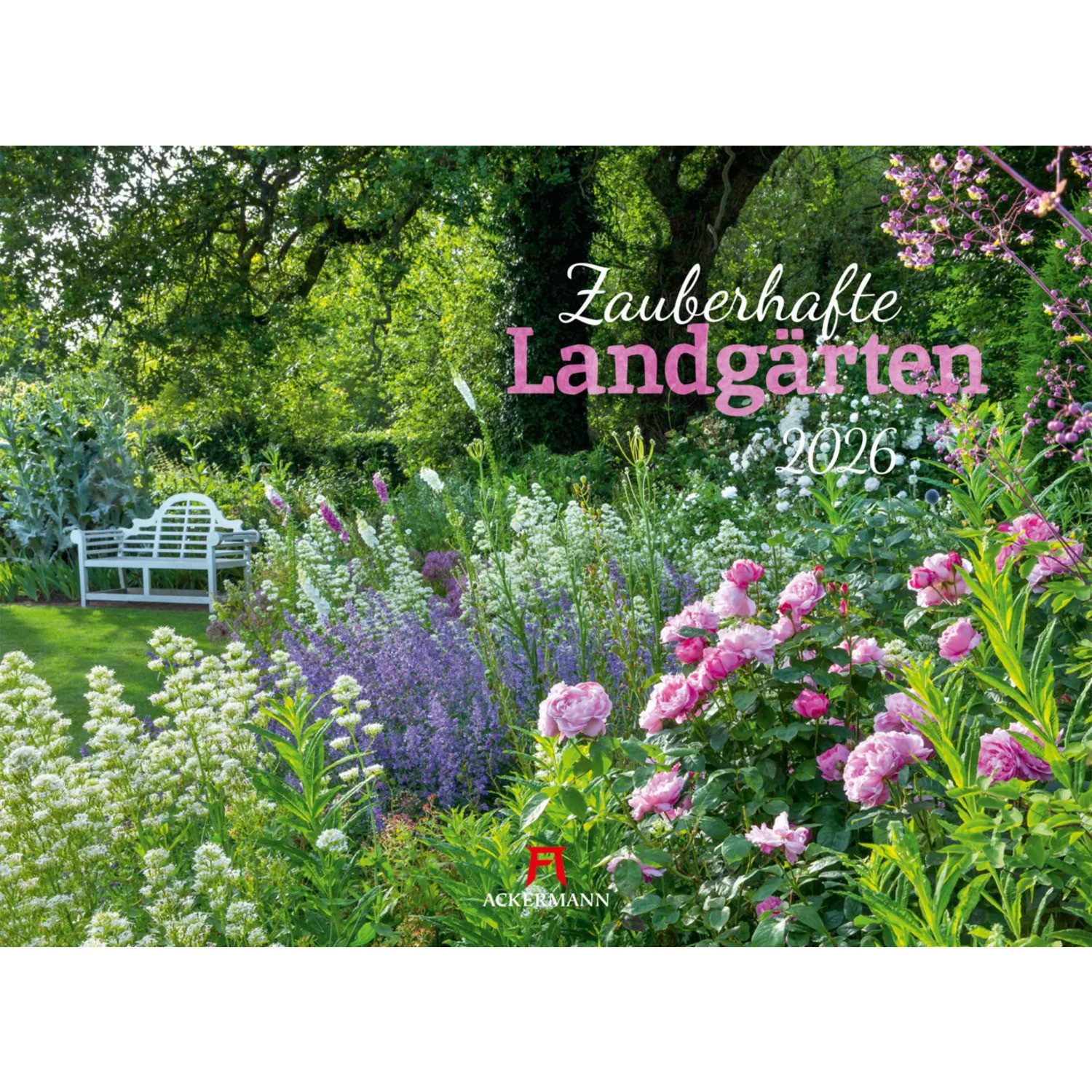 Ackermann Wandkalender Zauberhafte Landgärten Kalender 2026