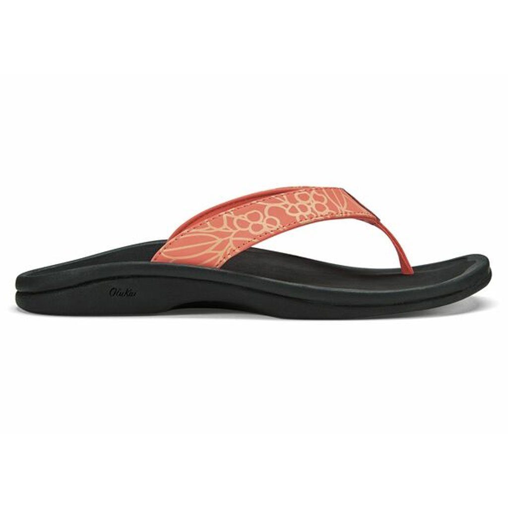 OluKai Olukai Sandale Ohana Womens coralonyx Zehenstegsandalen - wassertaugliche Damen