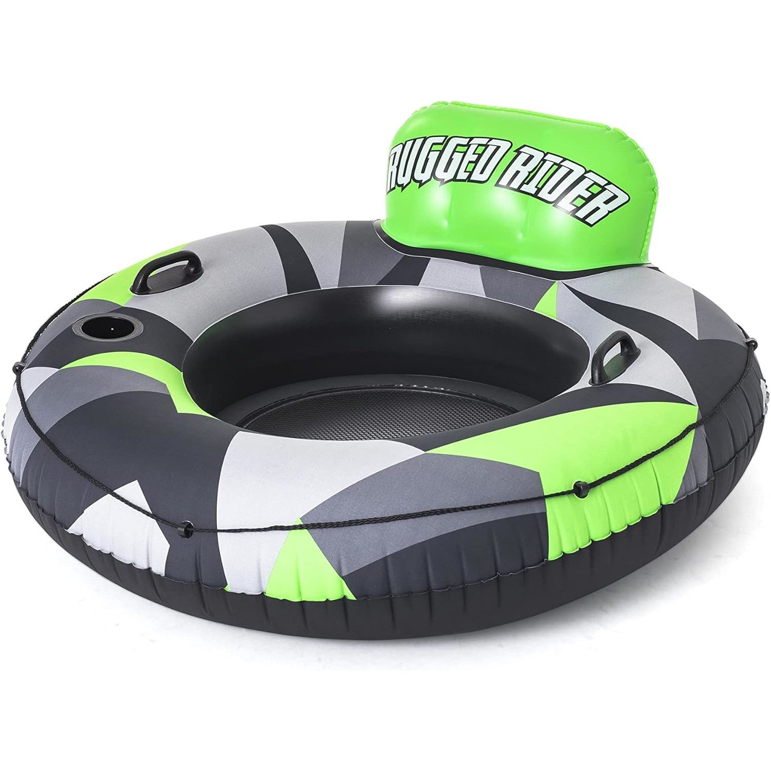 Bestway Schwimmsessel Hydro-Force Rugged Rider I (135cm), mit integriertem Getränkehalter und Handgriffen