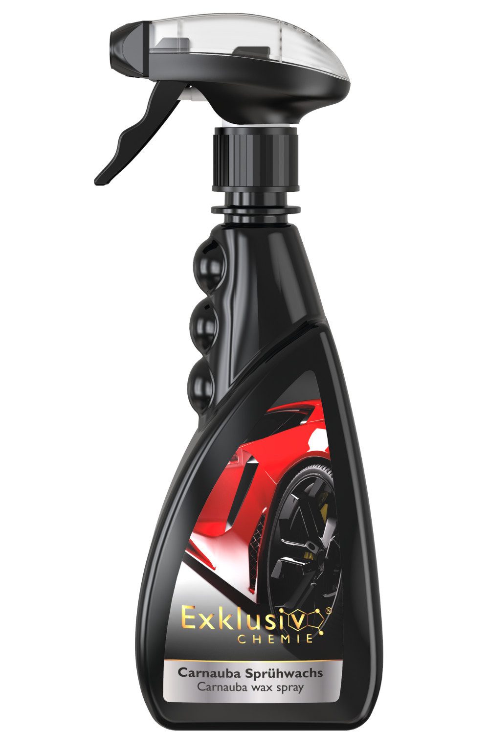 Exklusiv Chemie GmbH Carnauba Sprühwachs Autopolitur (Auto Wax Versiegelung), Sprühwachs für Auto, Autopolitur für Glanz und Schutz