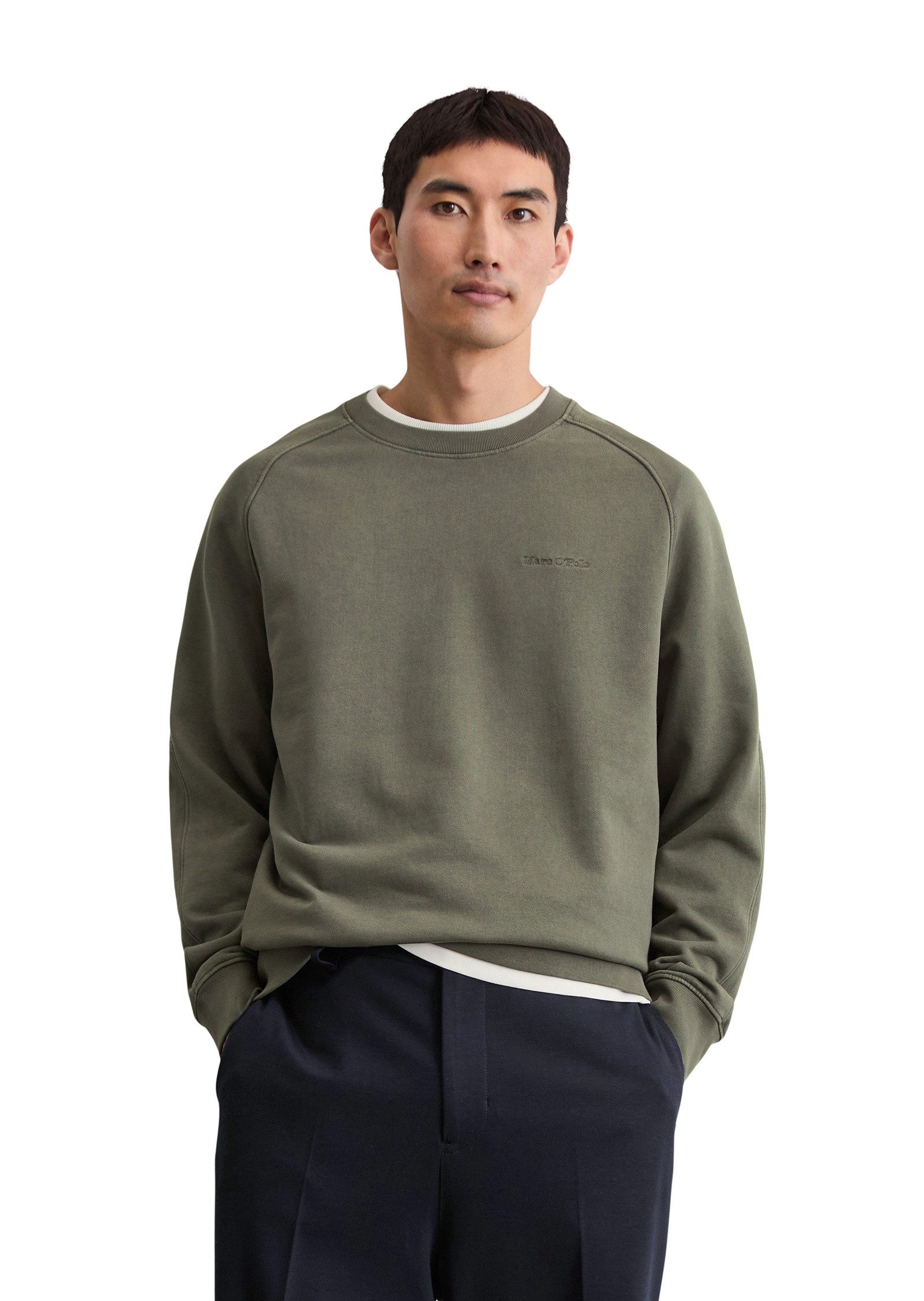 Marc O'Polo Sweatshirt aus recycelter Baumwolle günstig online kaufen
