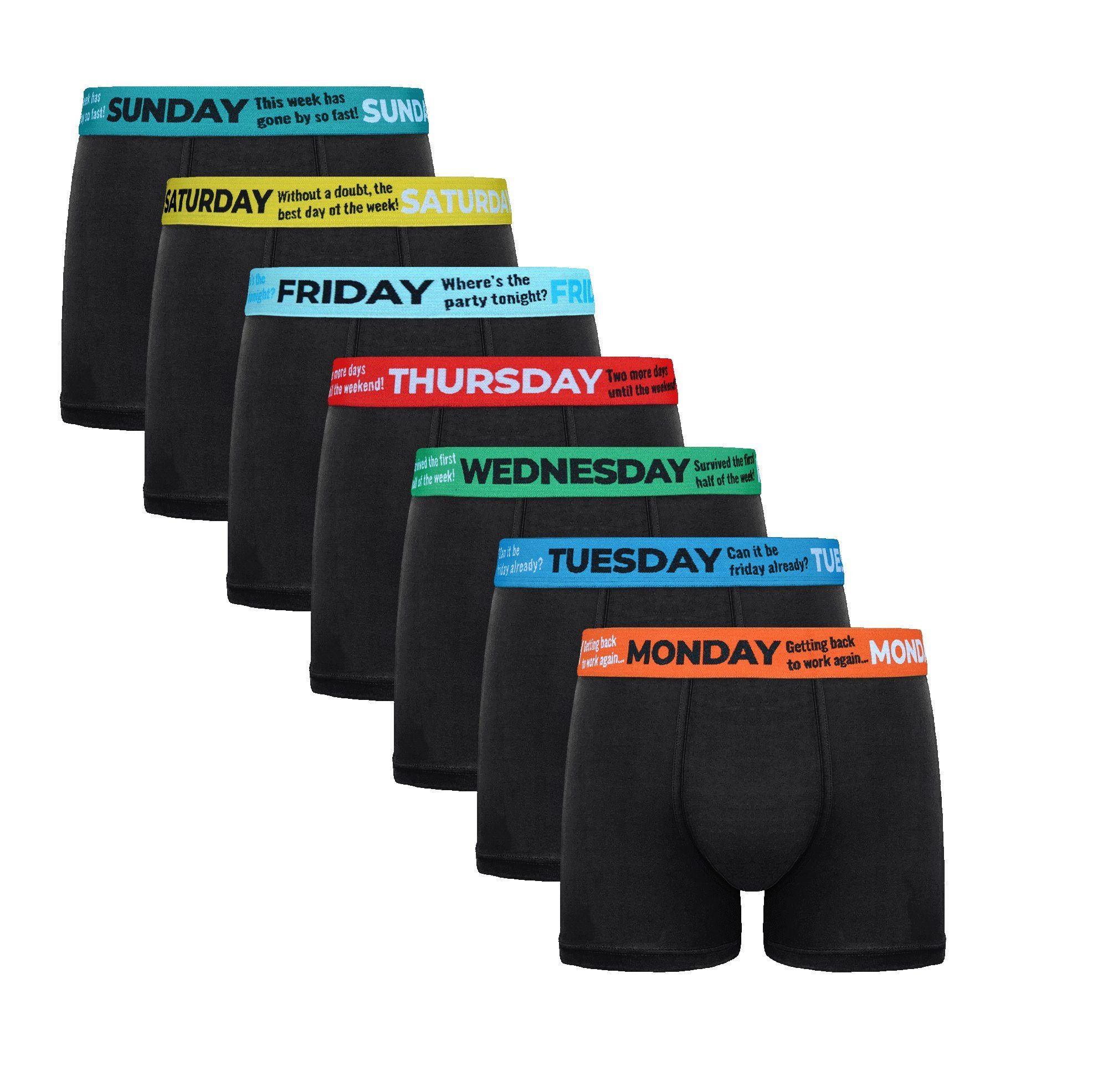 Holland Underwear Boxershorts GIANVAGLIA Deluxe 7-Pack Herren Baumwolle Box günstig online kaufen