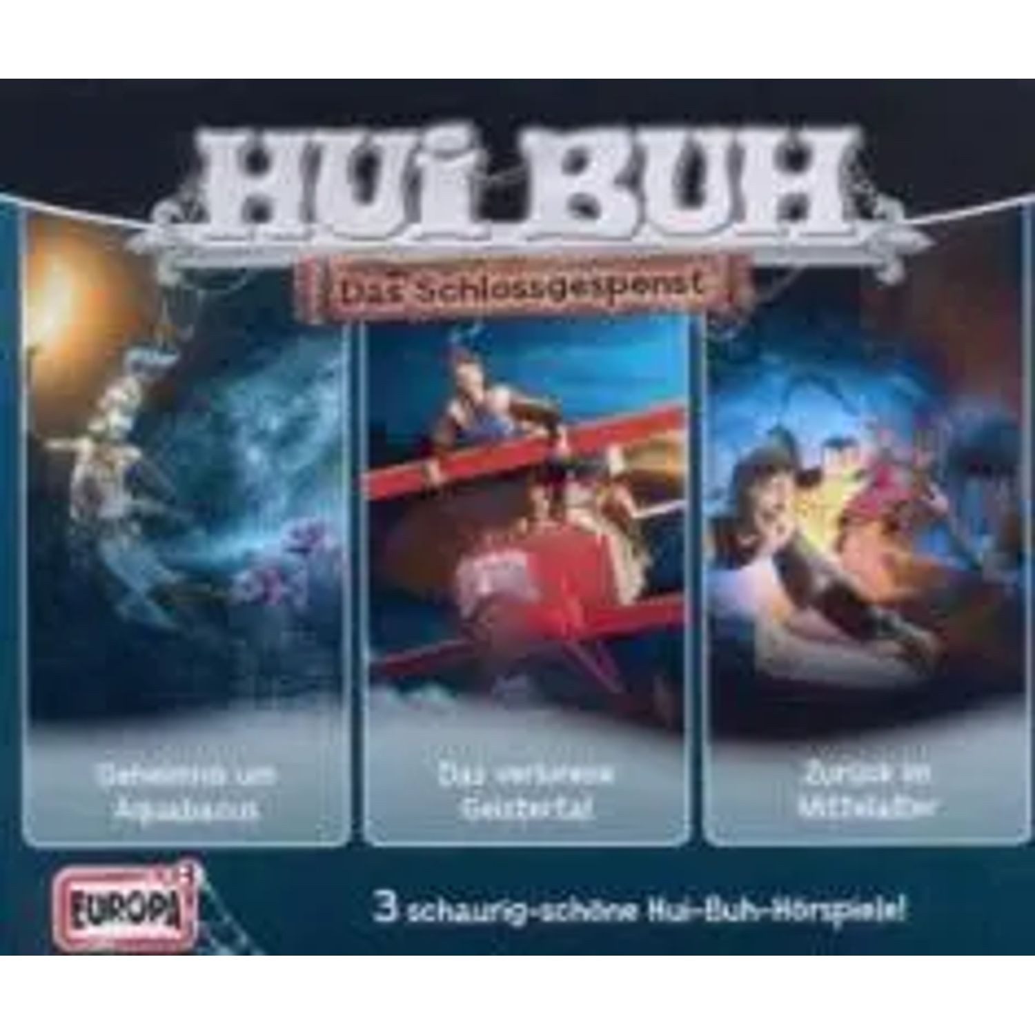 United Soft Media Hörspiel Hui Buh, das Schlossgespenst, neue Welt. Box.4, 3 Audio-CDs