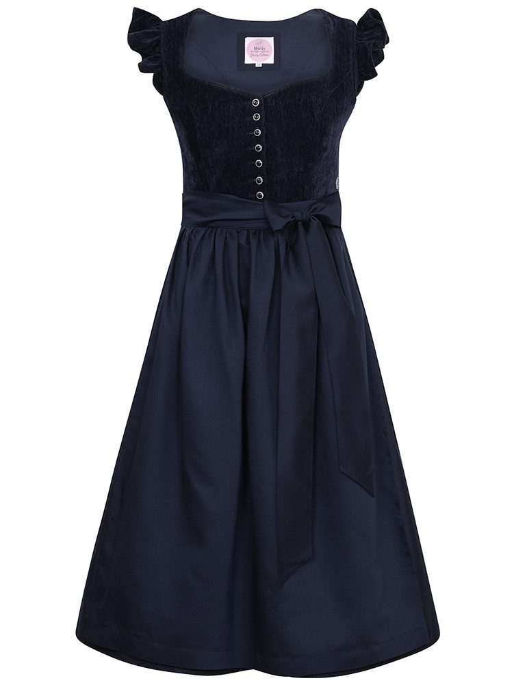MarJo Dirndl Dirndl Hochwinkel 70cm Länge midnight