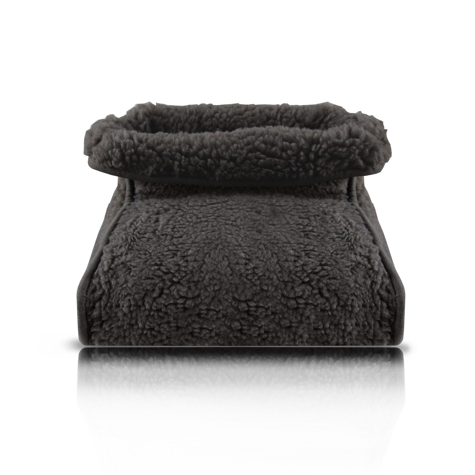 Bestlivings Fußwärmer ohne Strom, flauschige Lammfloroptik, One Size (ca. 35–45)