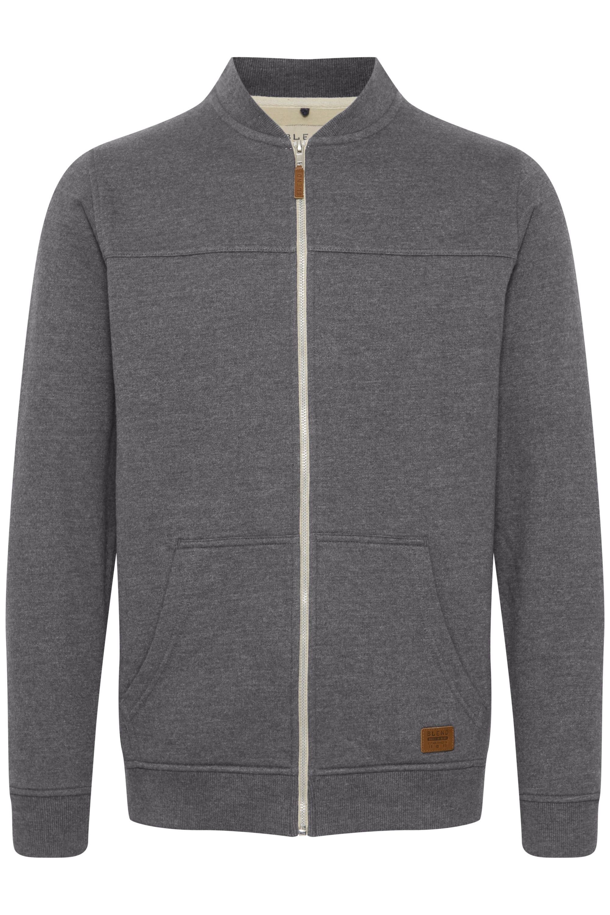 Blend Sweatjacke BHArco Collegejacke mit Fleece-Innenseite günstig online kaufen