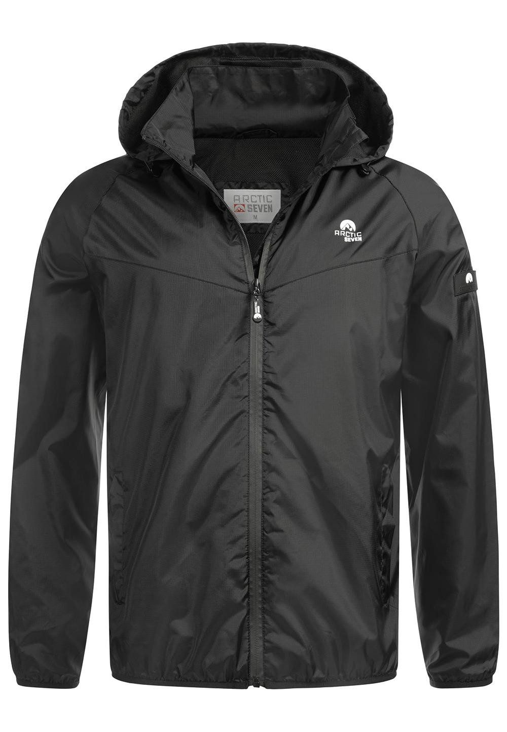Arctic Seven Regenjacke Arctic Seven Herren Regenjacke AS412 mit hochstehen günstig online kaufen