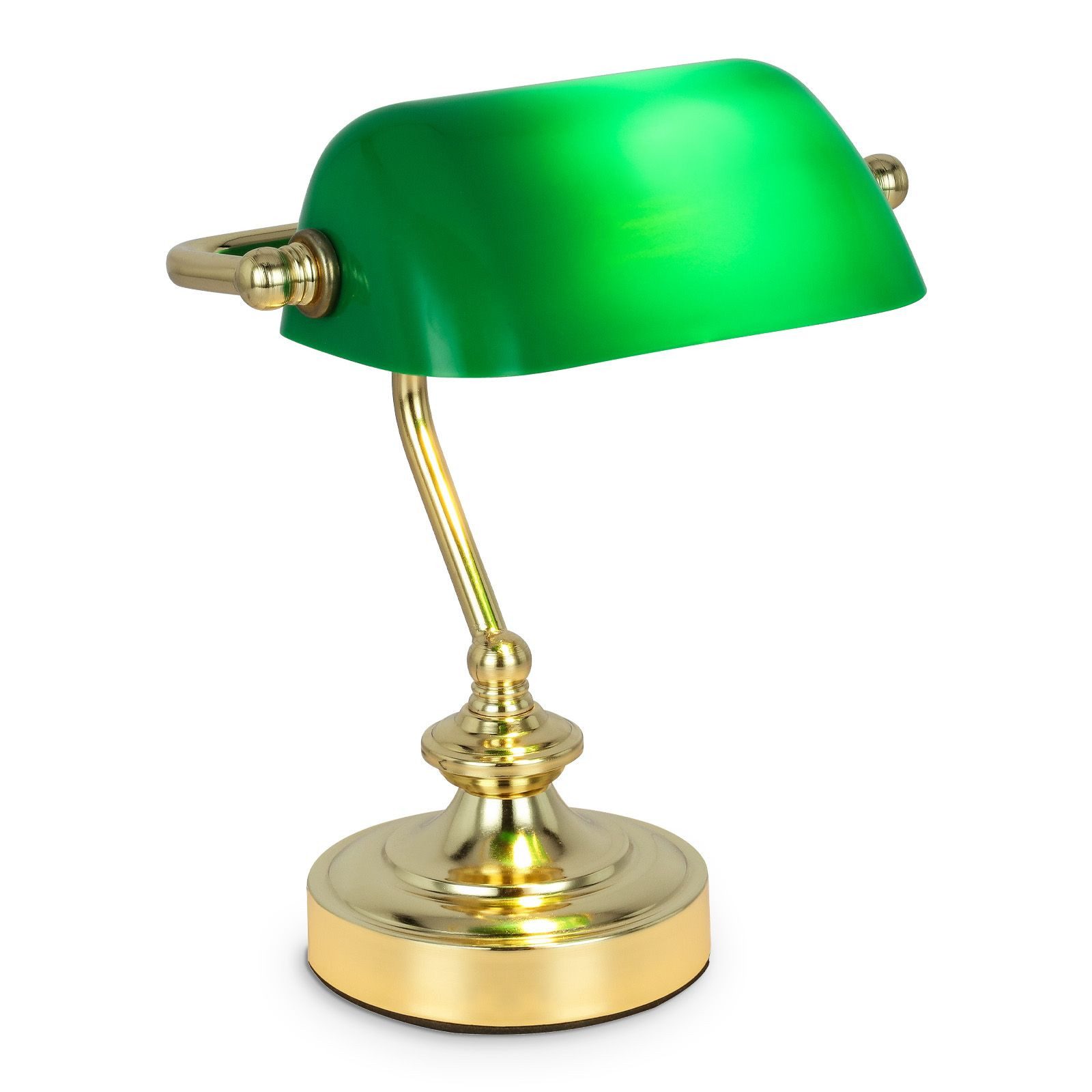 bmf-versand Tischleuchte Schreibtischlampe Retro Bankerlampe Grün günstig online kaufen