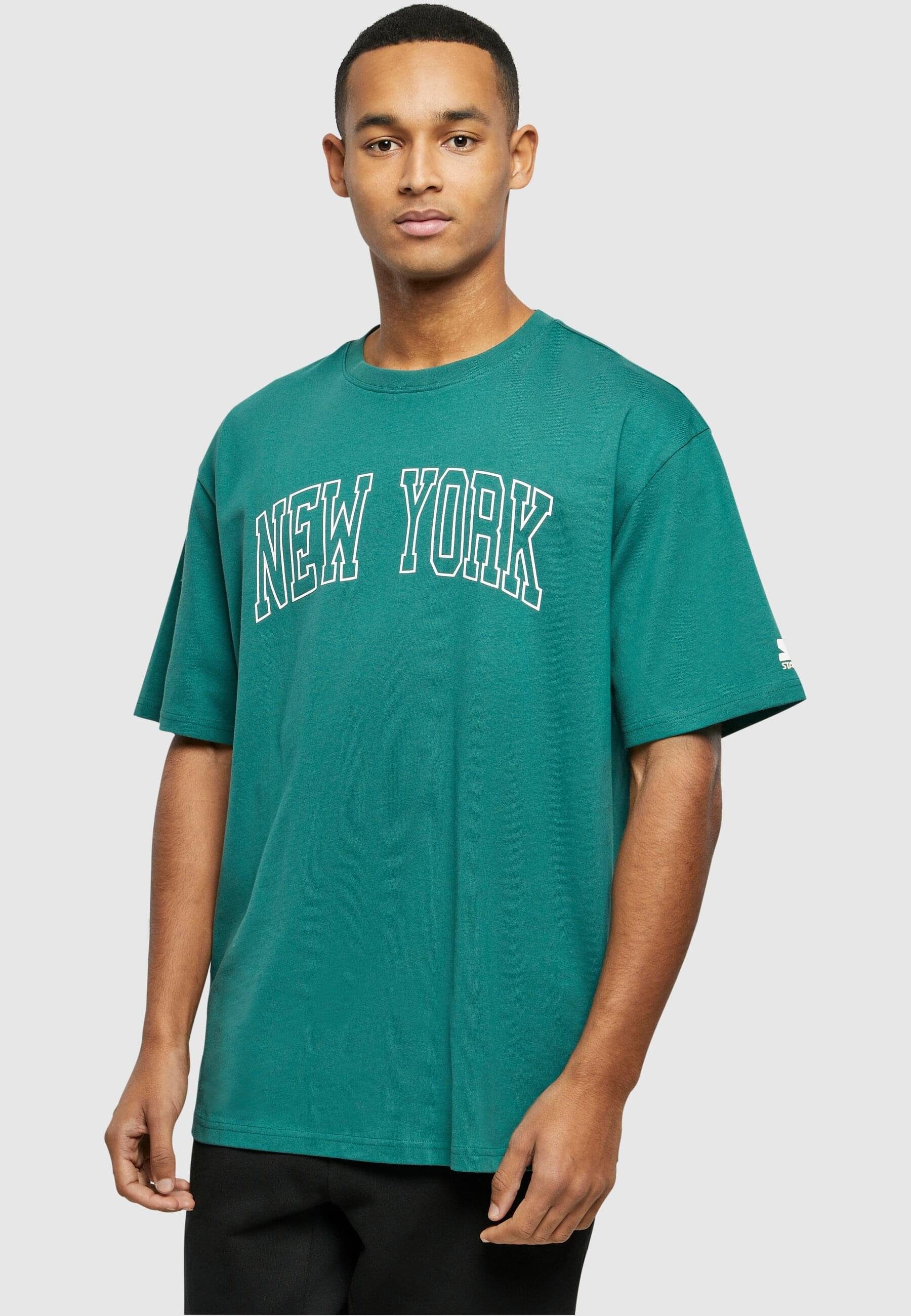 Starter T-Shirt Herren Starter New York Tee (1-tlg) darkfreshgreen