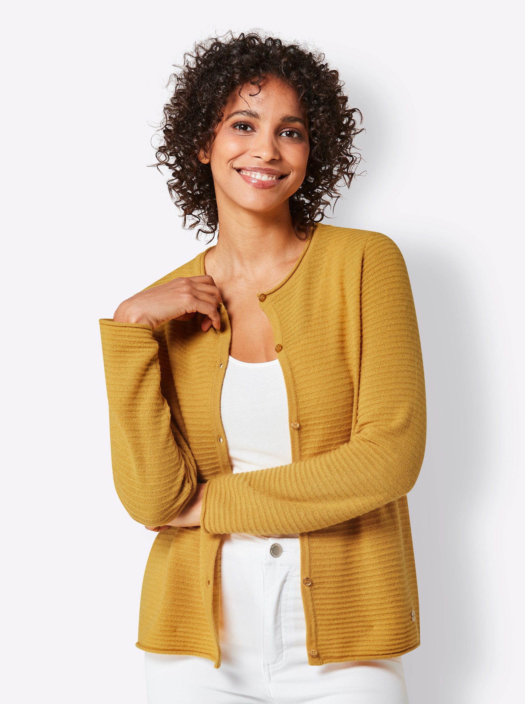 Strickjacke Kaschmir-Strickjacke