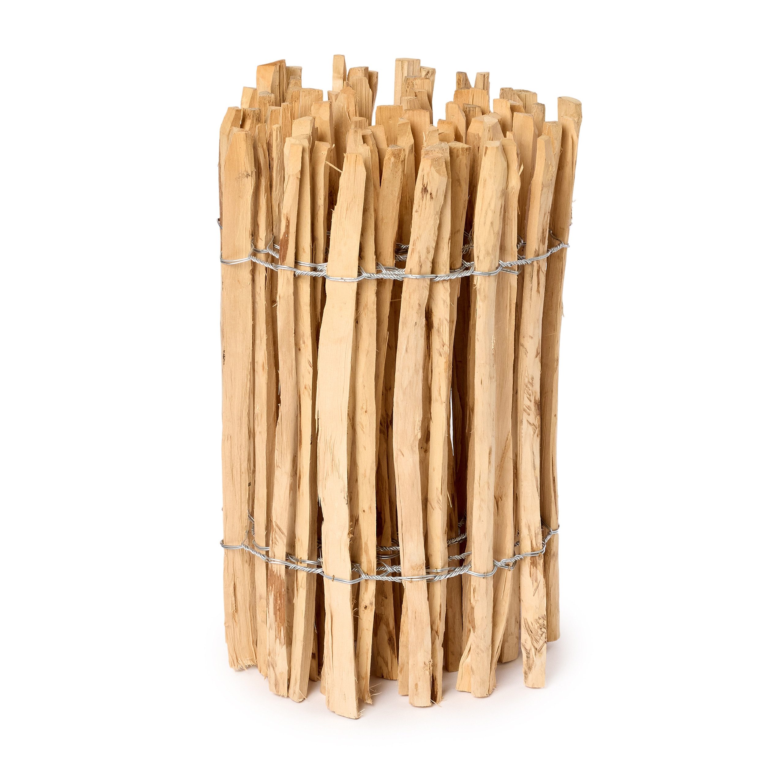 Garronda Zaun Staketenzaun 60cm x 5m zum Stecken aus Holz Lattenweite 3-5cm GD-0079, Holz