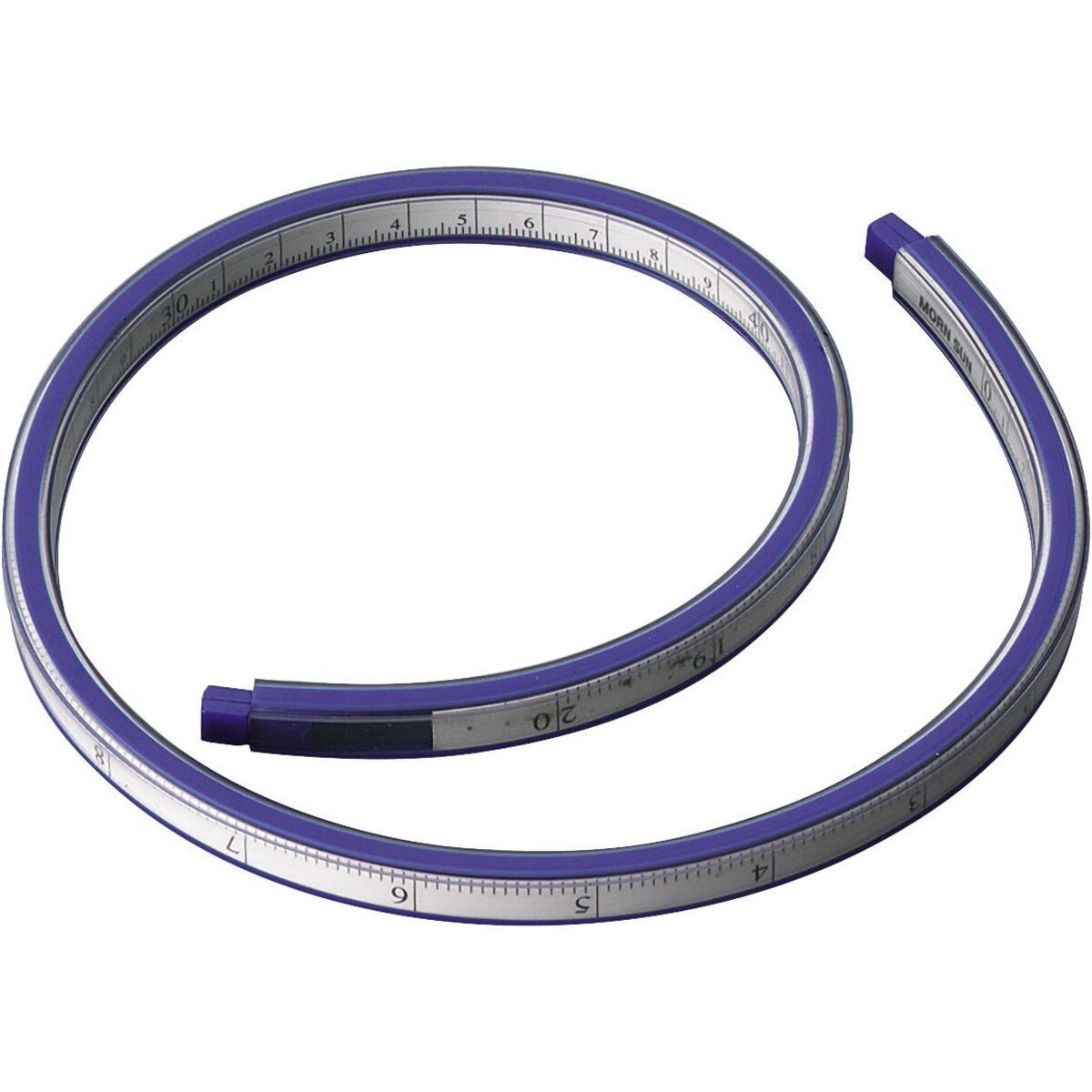 ALCO Lineal Kurvenlineal 40 cm blau
