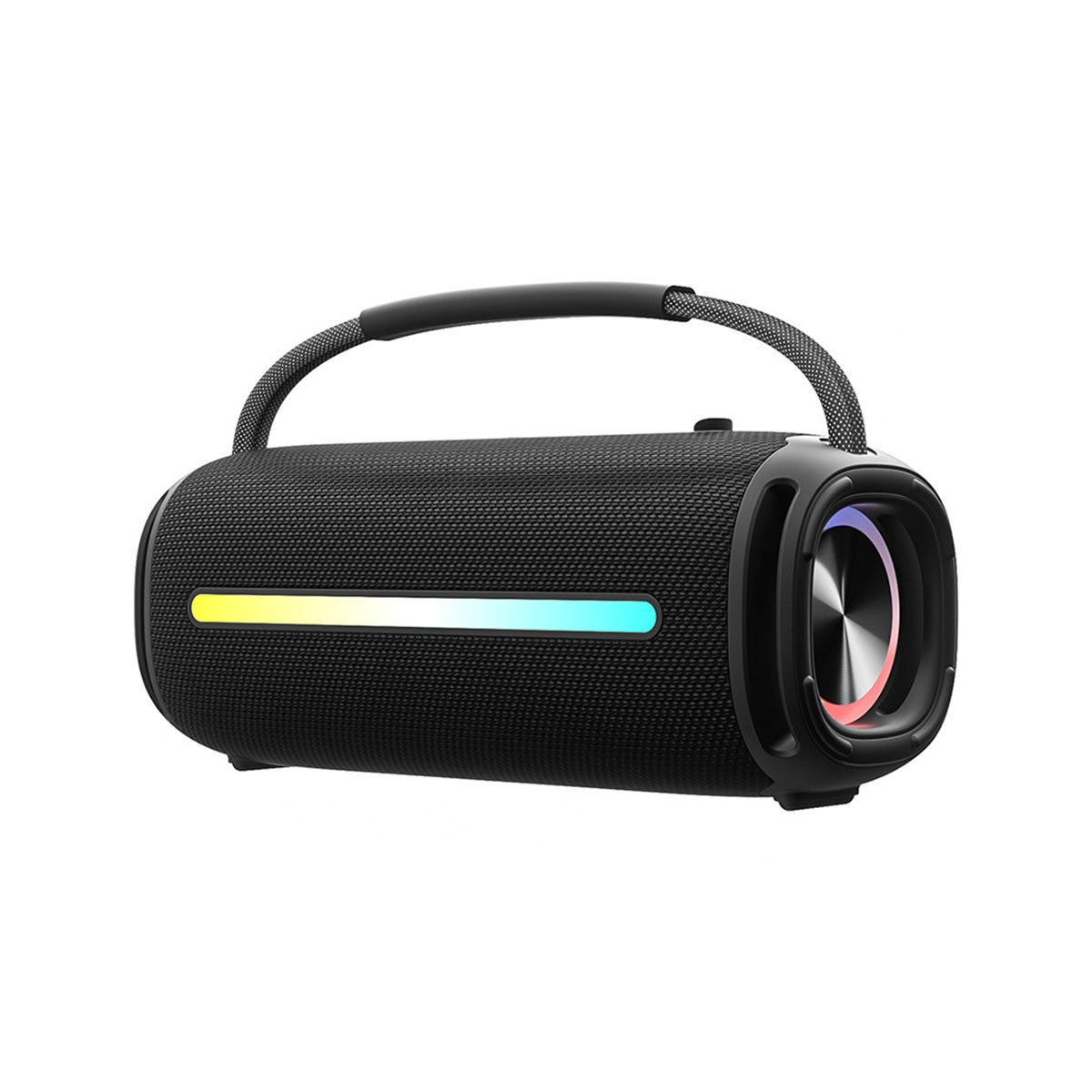 Welikera 20W Bluetooth Lautsprecher mit Tragegriff,Musikbox Bluetooth 5.4 Bluetooth-Lautsprecher (20 W, wasserdicht,RGB Lichter,TWS Kopplung,AUX,TF Karte,Party/Outdoor/Reisen)