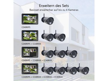 Elro Outdoor-Kamera (WLAN (Wi-Fi), IP Überwachungskamera mit Live-Übertragung auf Handy Bewegungsmelder)
