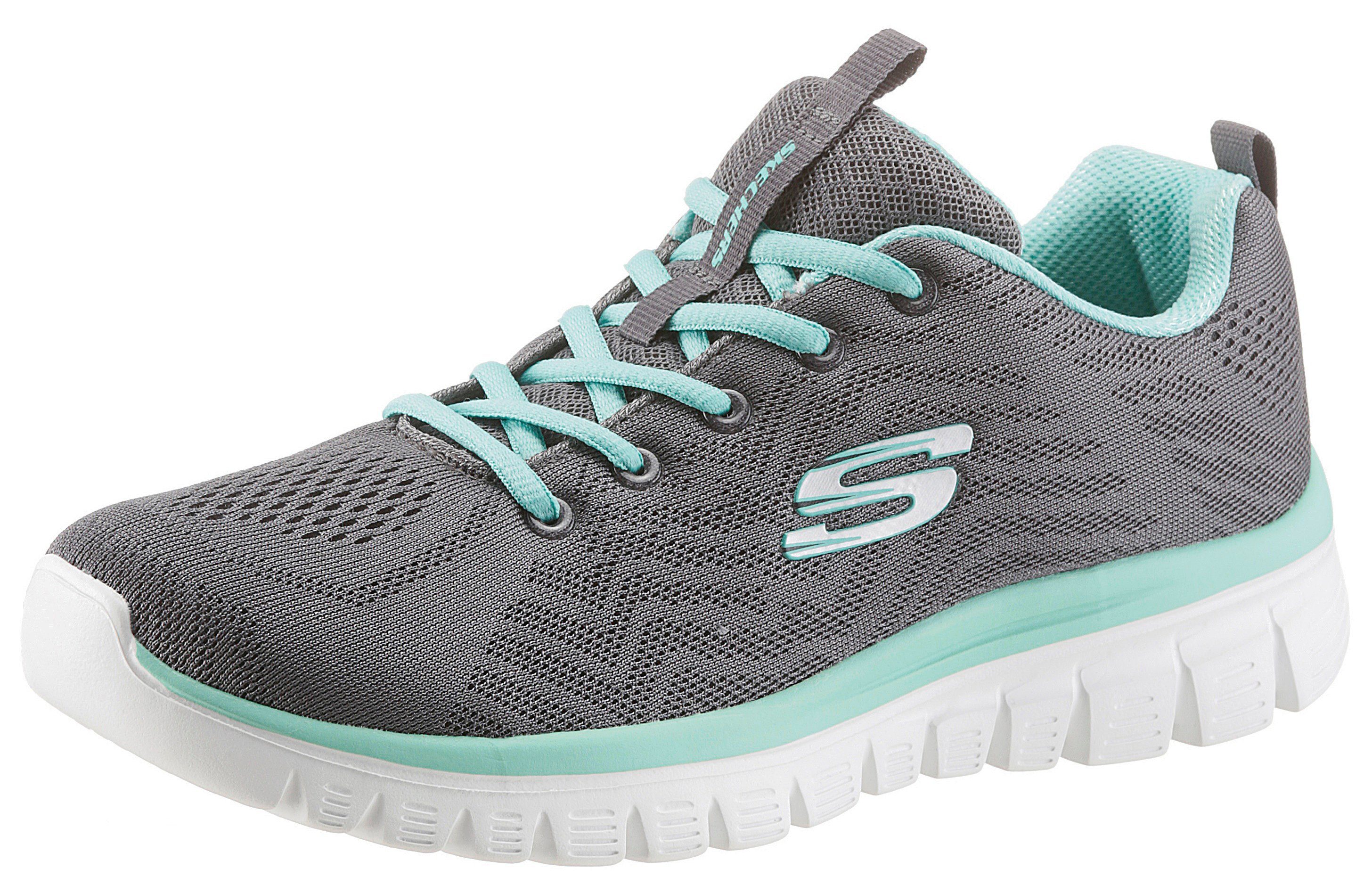 Skechers Graceful - Get Connected Sneaker Freizeitschuh, Halbschuh, Schnürschuh für die Maschinenwäsche geeignet