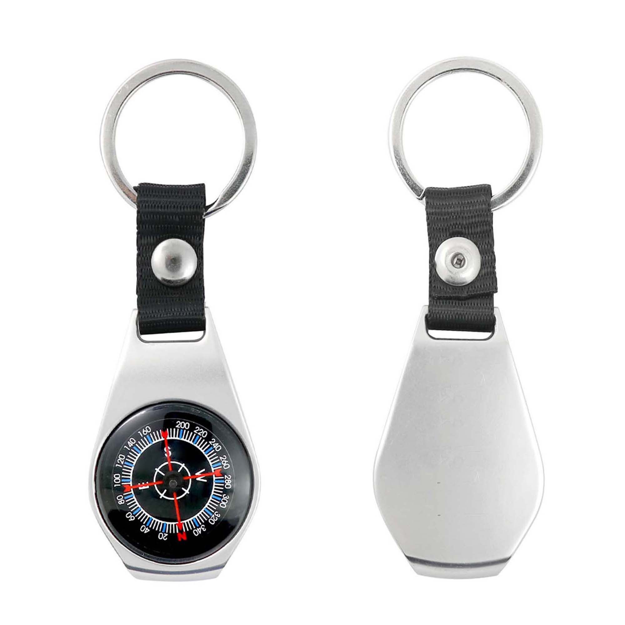 MOPUEA Schlüsselanhänger Schlüsselanhänger Kompass Metall Karabiner robust kompakt Outdoor (Einzelkompass, keine unnötigen Extras, sofort nutzbar, Kompakt am Schlüsselbund, kein Verlieren oder Suchen mehr), Robust, leicht, zuverlässig für schnelle Orienti