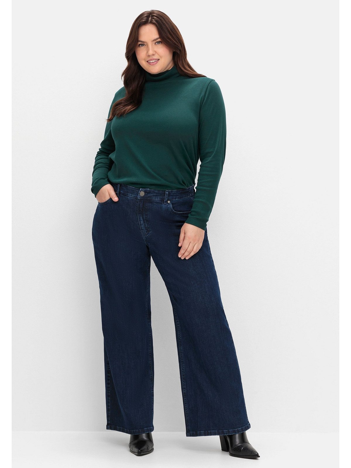 Sheego Stretch-Jeans Große Größen High-Waist, im günstig online kaufen