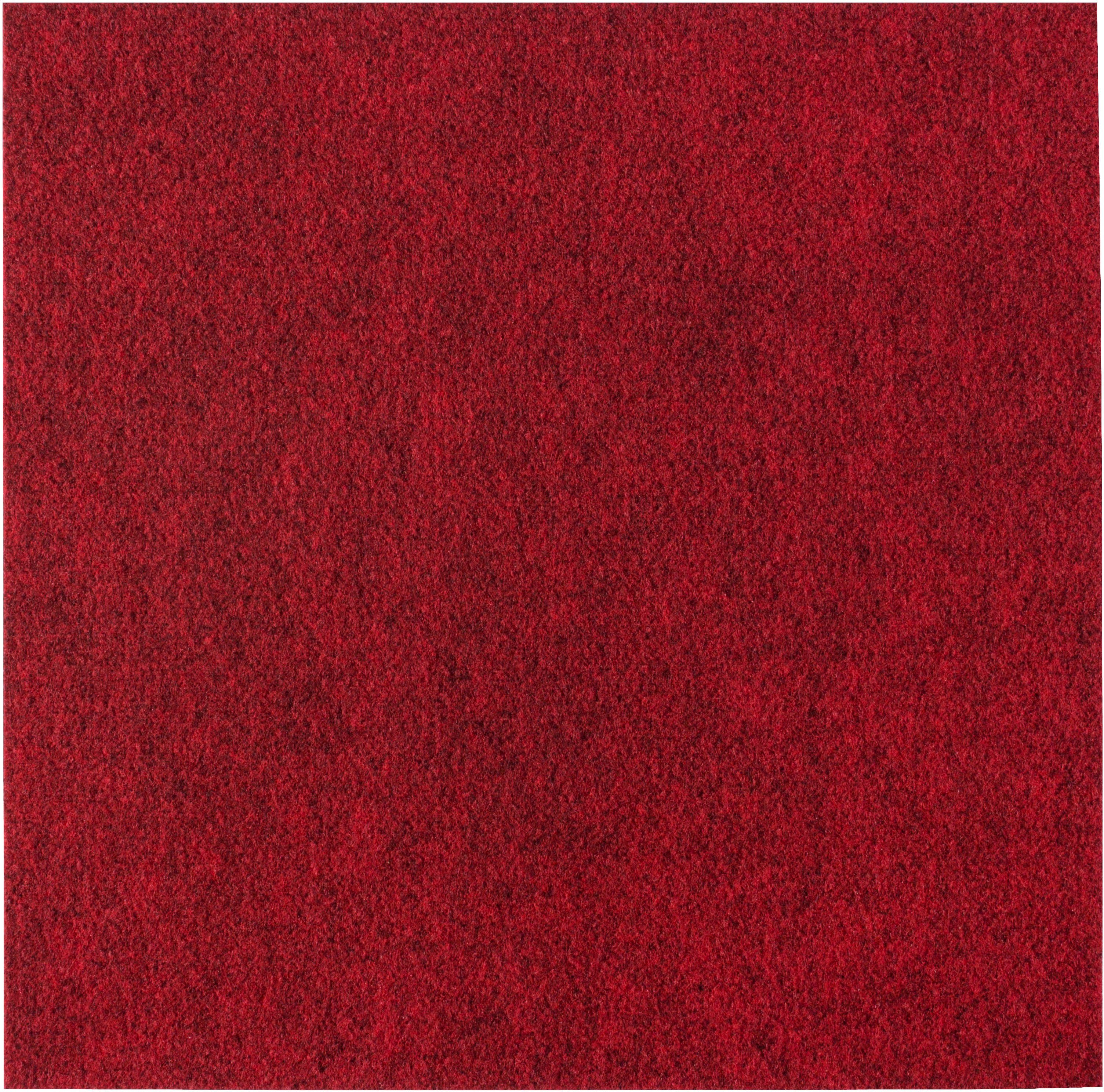 Andiamo Teppichfliese Abbo, selbstklebend, Gesamthöhe 4 mm, quadratisch, Bodenschutz, quadaratisch 40x40 cm, 25er Set, 50er Set, 100er Set