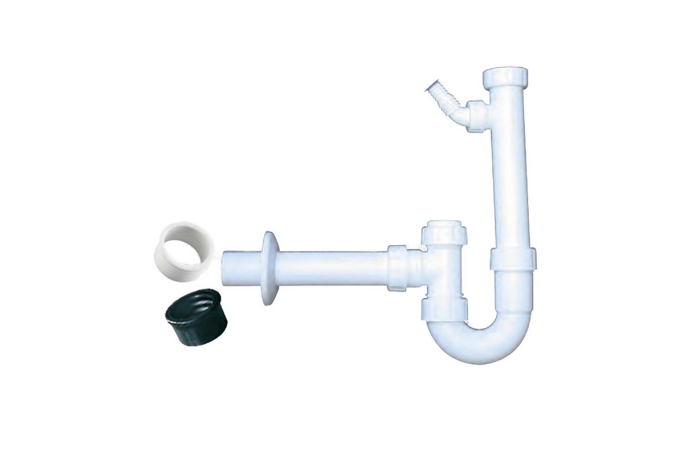 HAAS Siphon Kugelverschluss-Siphon für Waschtisch (1 1/4) - Spültisch (1 1/2)DN 40