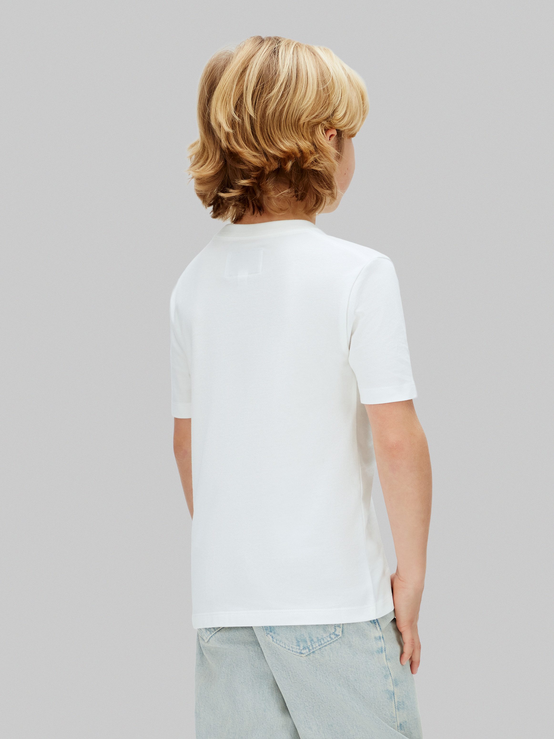 Calvin Klein Jeans T-Shirt PERFORATION T-SHIRT Regular fit für Kinder mit Markenprint