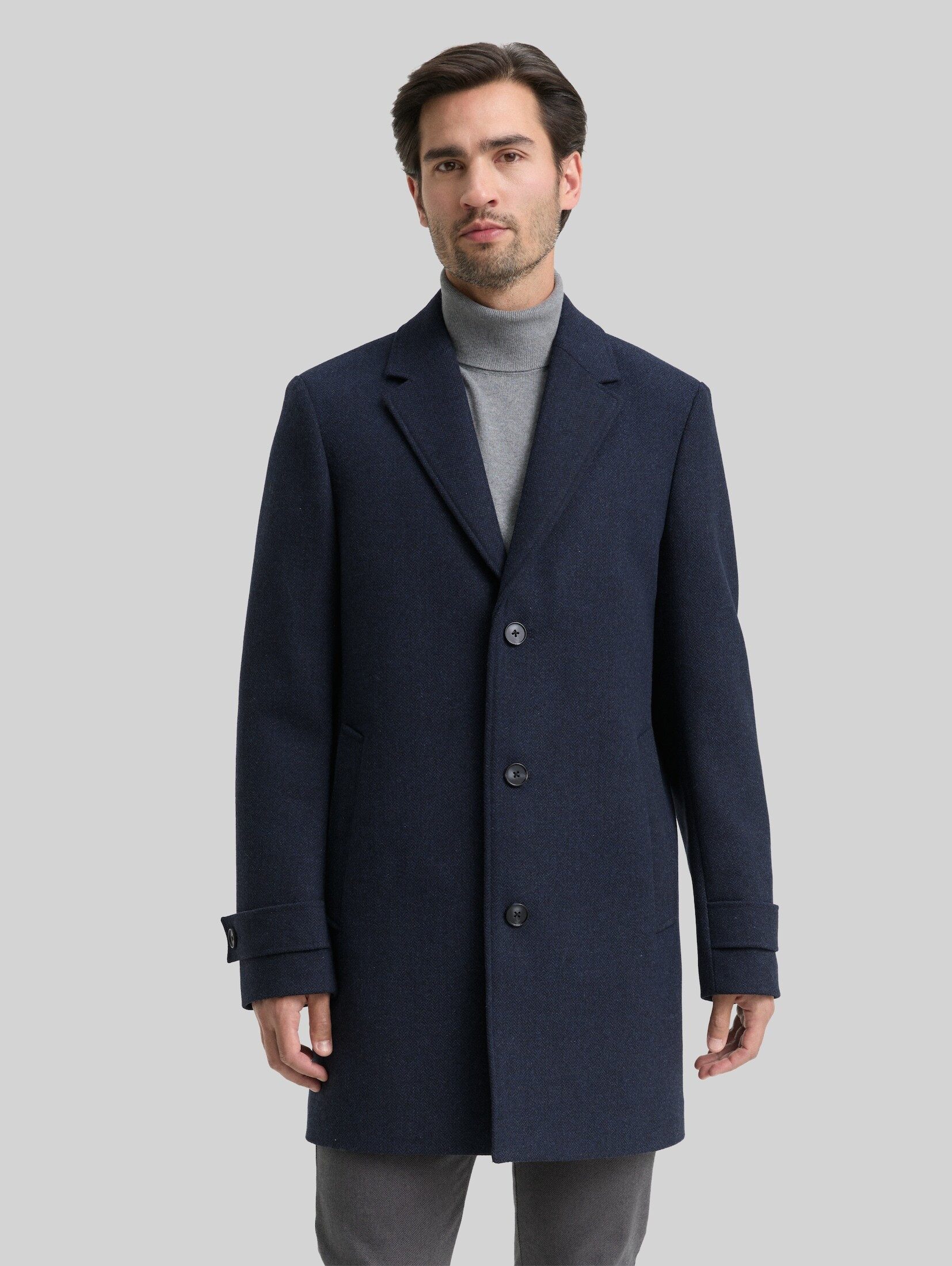 TOM TAILOR Wollmantel Jacken Wollmantel mit Reverskragen