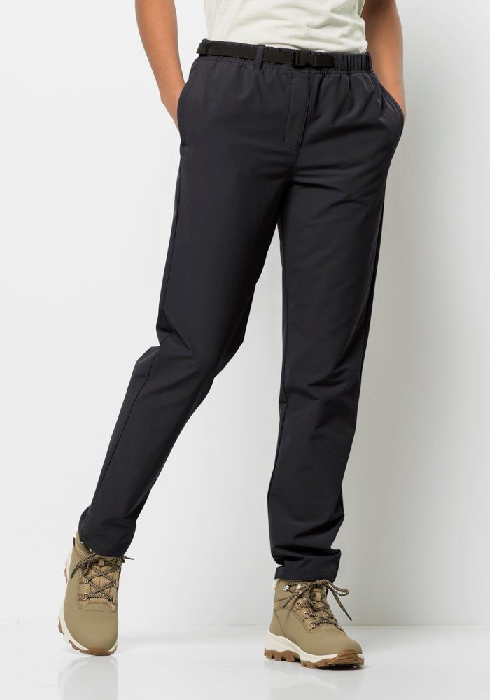 Auch der Versand ist kostenlos! Jack Wolfskin WALK W black Softshellhose WINTER PANTS