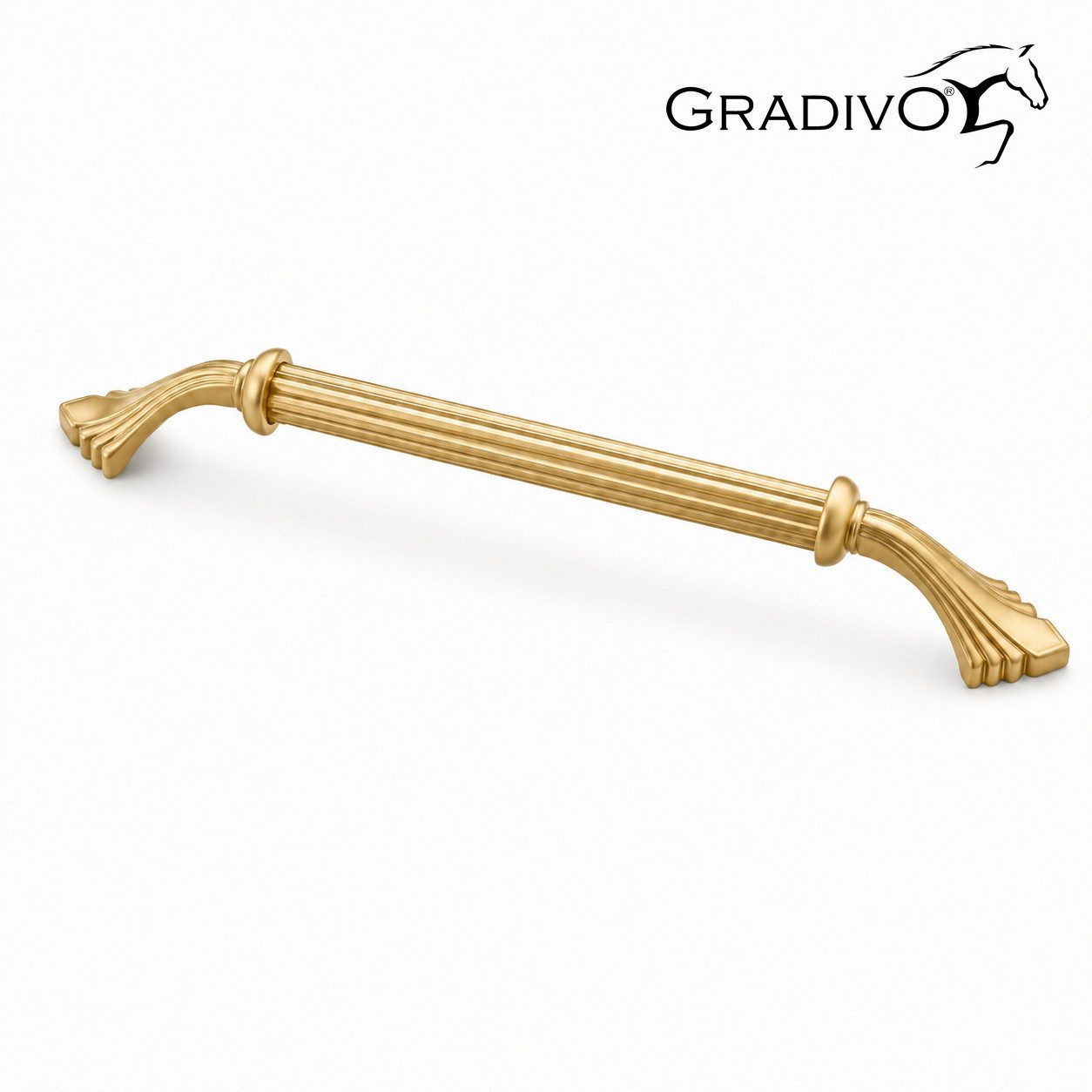 Gradivo Möbelgriff Schrankgriff Bügelgriff 923 - Matt-Gold, 96 mm