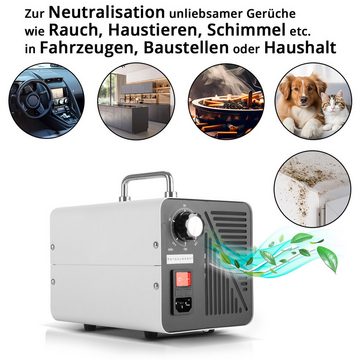 STAHLWERK Luftreiniger Ozongenerator OG-30 ST mit 30 g/h, bis 200 qm, Dauerbetrieb- und Timer-Funktion, Ozonisator, Ozongerät