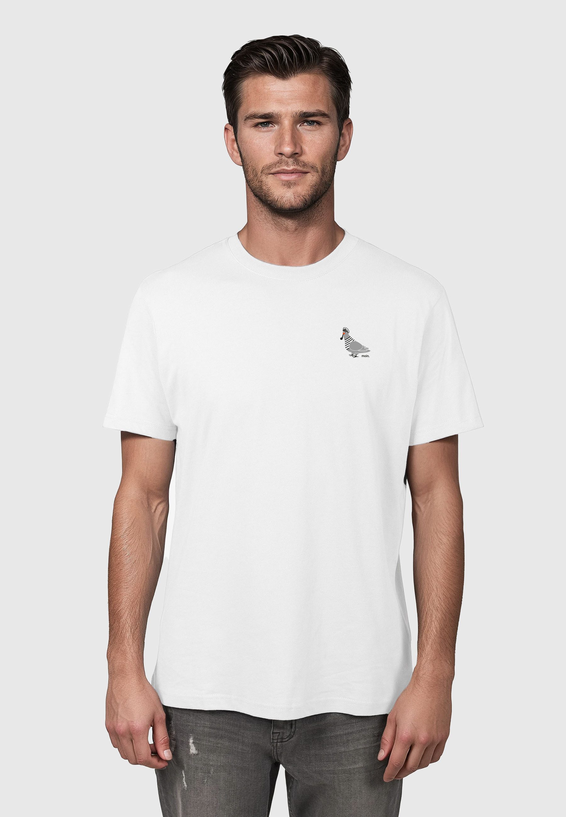 Kleinigkeit T-Shirt Kleinigkeit Bois Straightcut Shirt Moin Taube (1-tlg)
