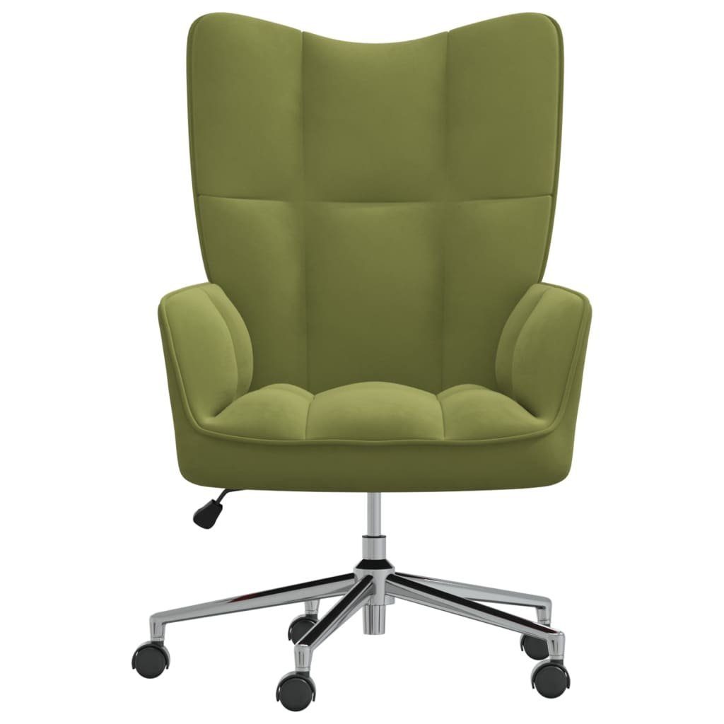 vidaXL Sessel Relaxsessel Hellgrün Samt (1-St) günstig online kaufen