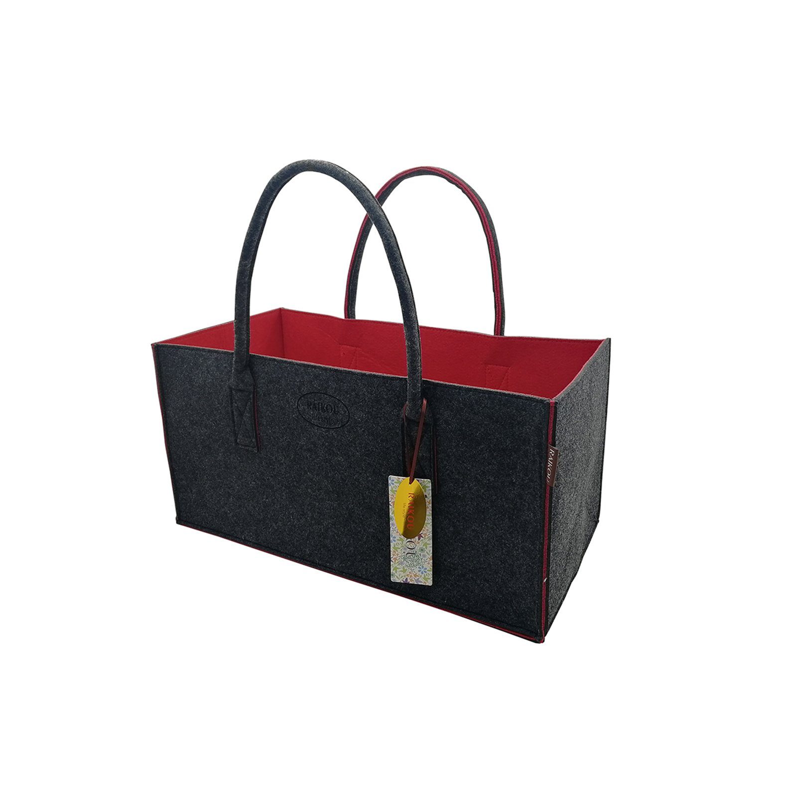 RAIKOU Einkaufsshopper KULT Filz-Tasche shopper Kaminholztasche Filzkorb Ei günstig online kaufen